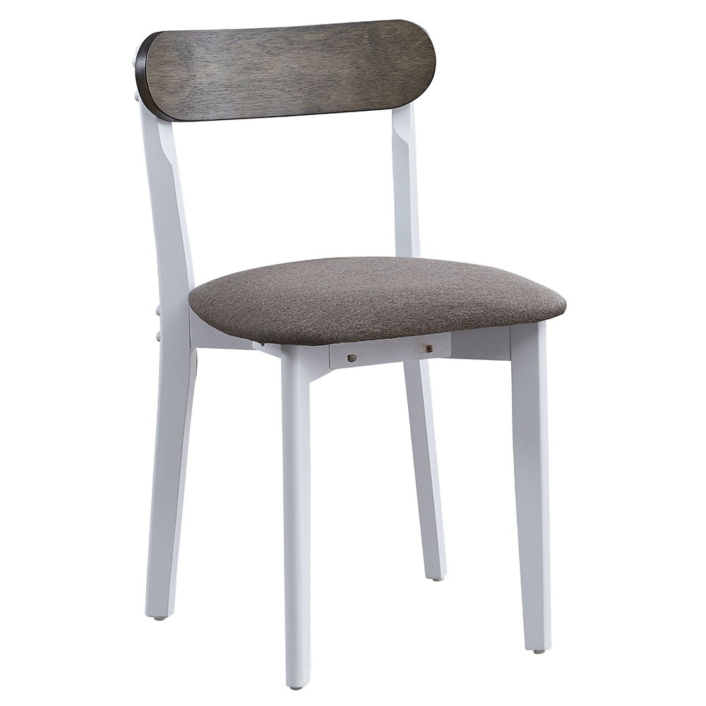 Fidelity - 5 Piece Dining Set - White & Gray, white, view 4