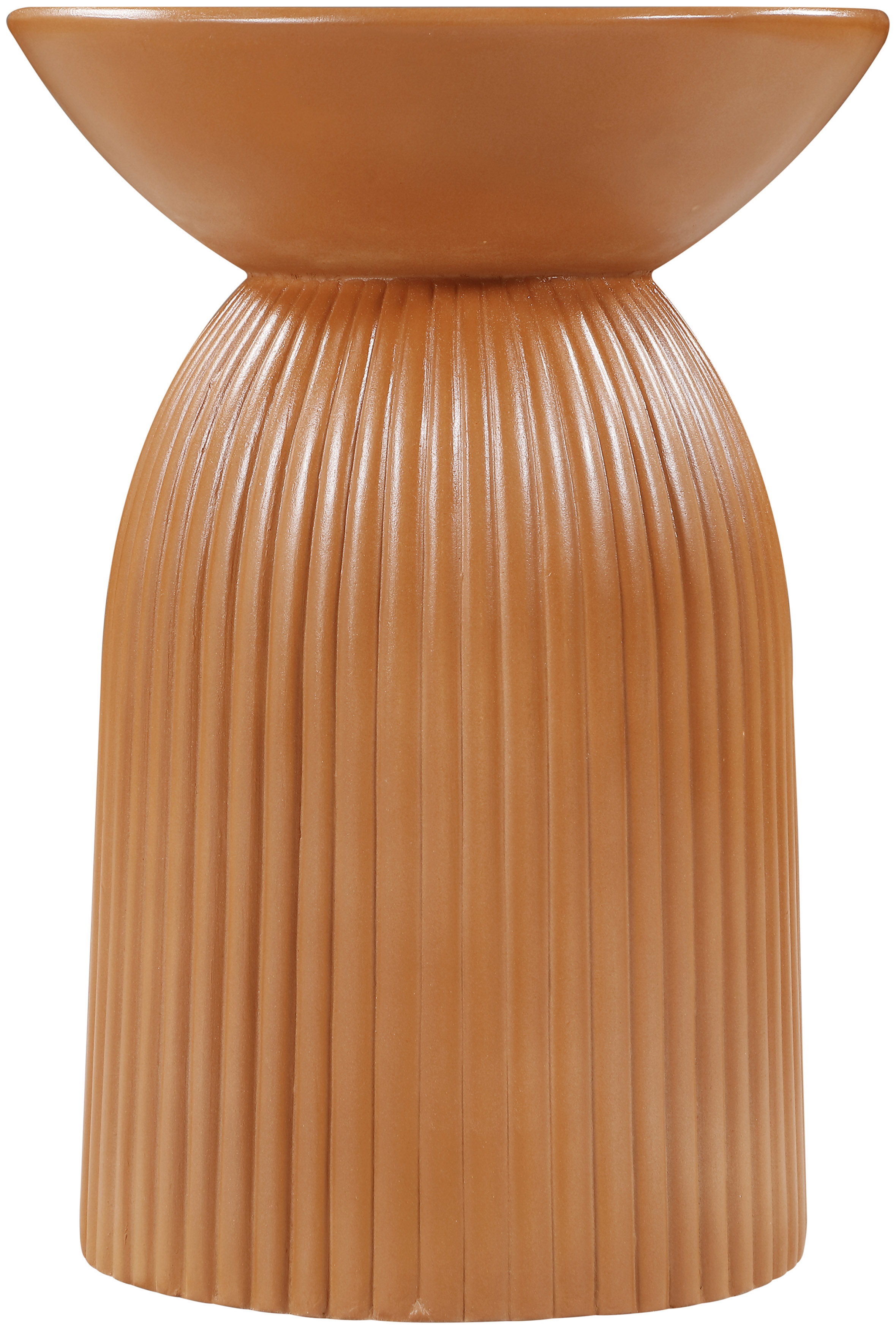 Opani - Concrete End Table - Terracotta
