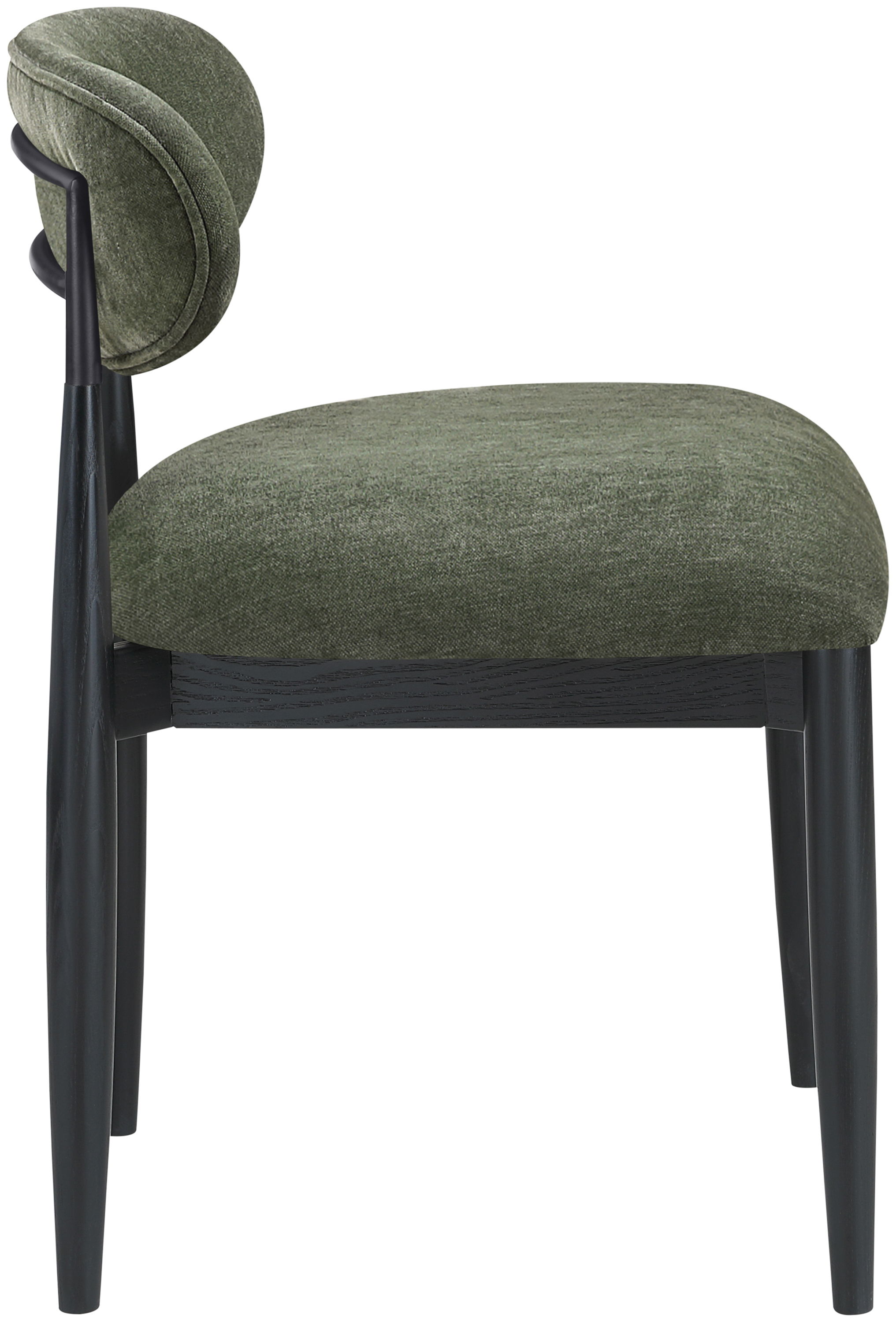 Riccio - Upholstered Dining Side Chair (Set of 2) - Olive