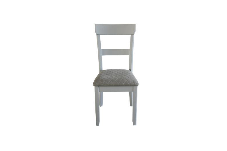 House Marchese - Side Chair (Set of 2) - Two Tone Gray Fabric & Pearl Gray, light gray, view 7