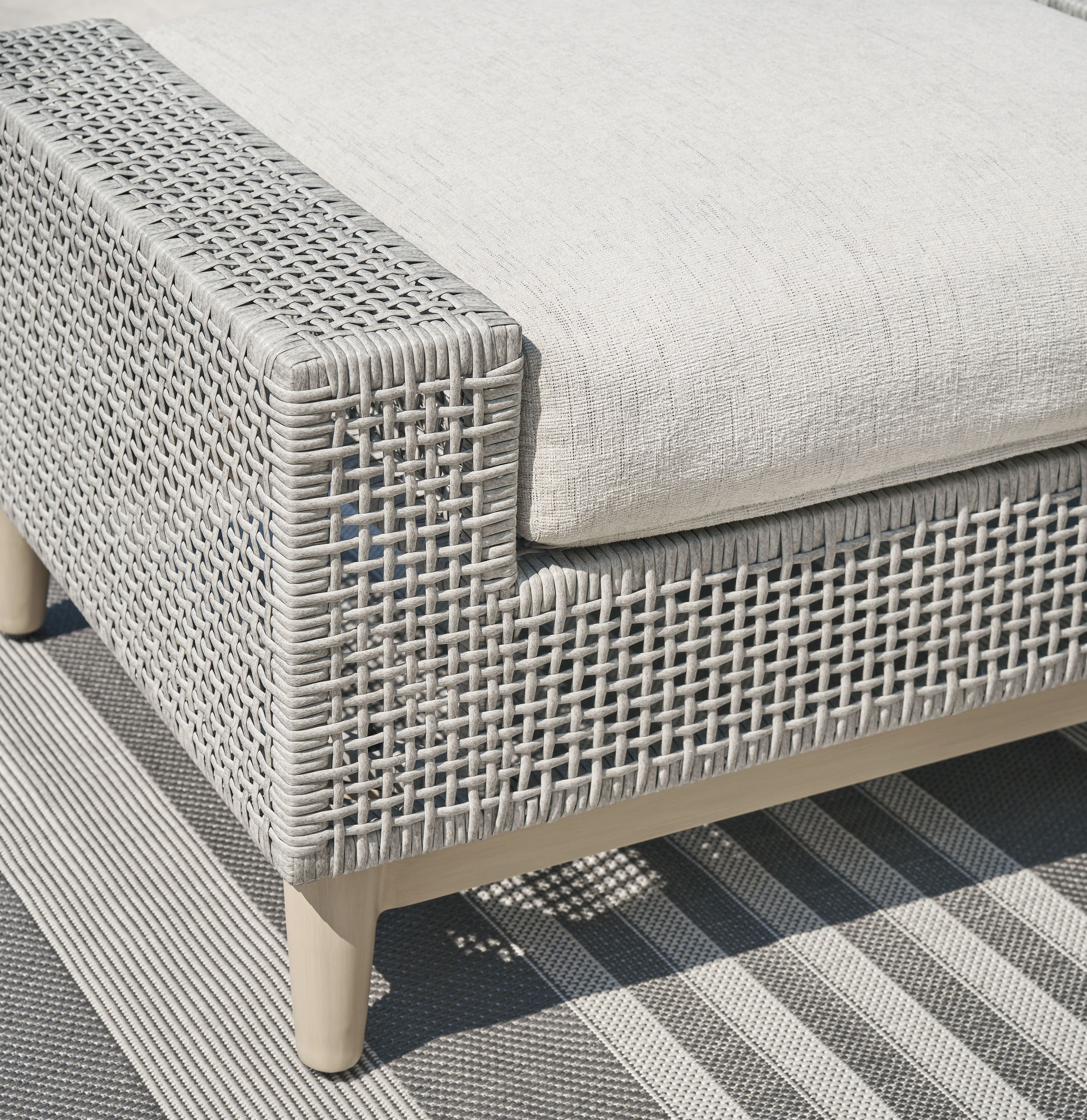 Ashley Furniture Seton Creek - Ottoman With Cushion - Gray - Image 6