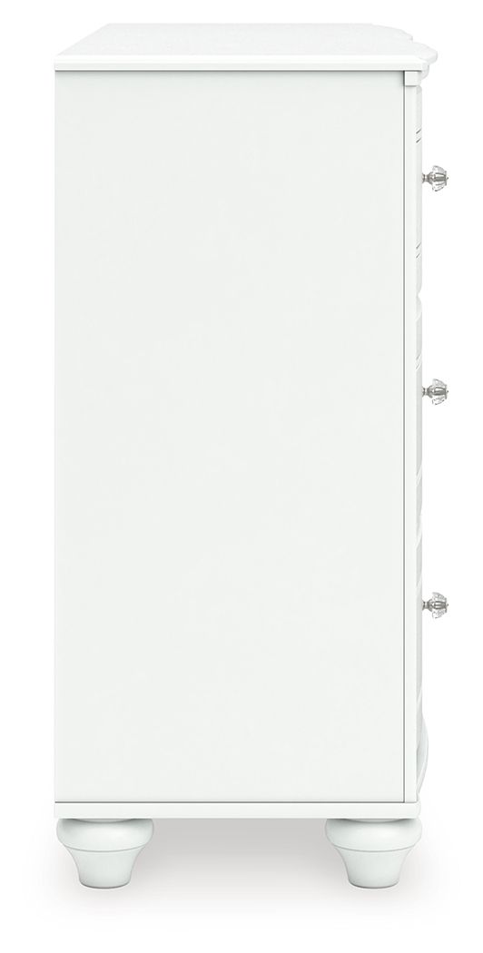 Ashley Furniture Kozlani - Six Drawer Dresser - White - Image 6