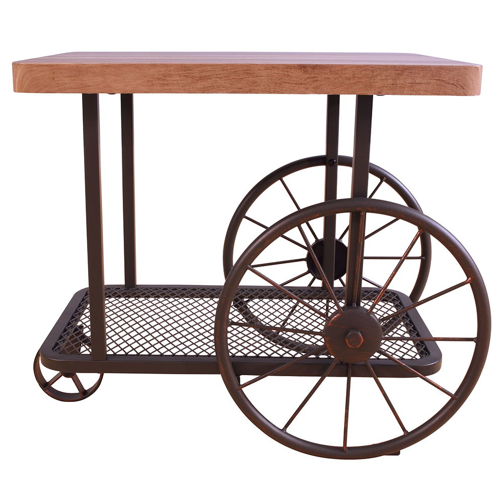 Francie - End Table - Oak & Antique Gray, light brown, view 8