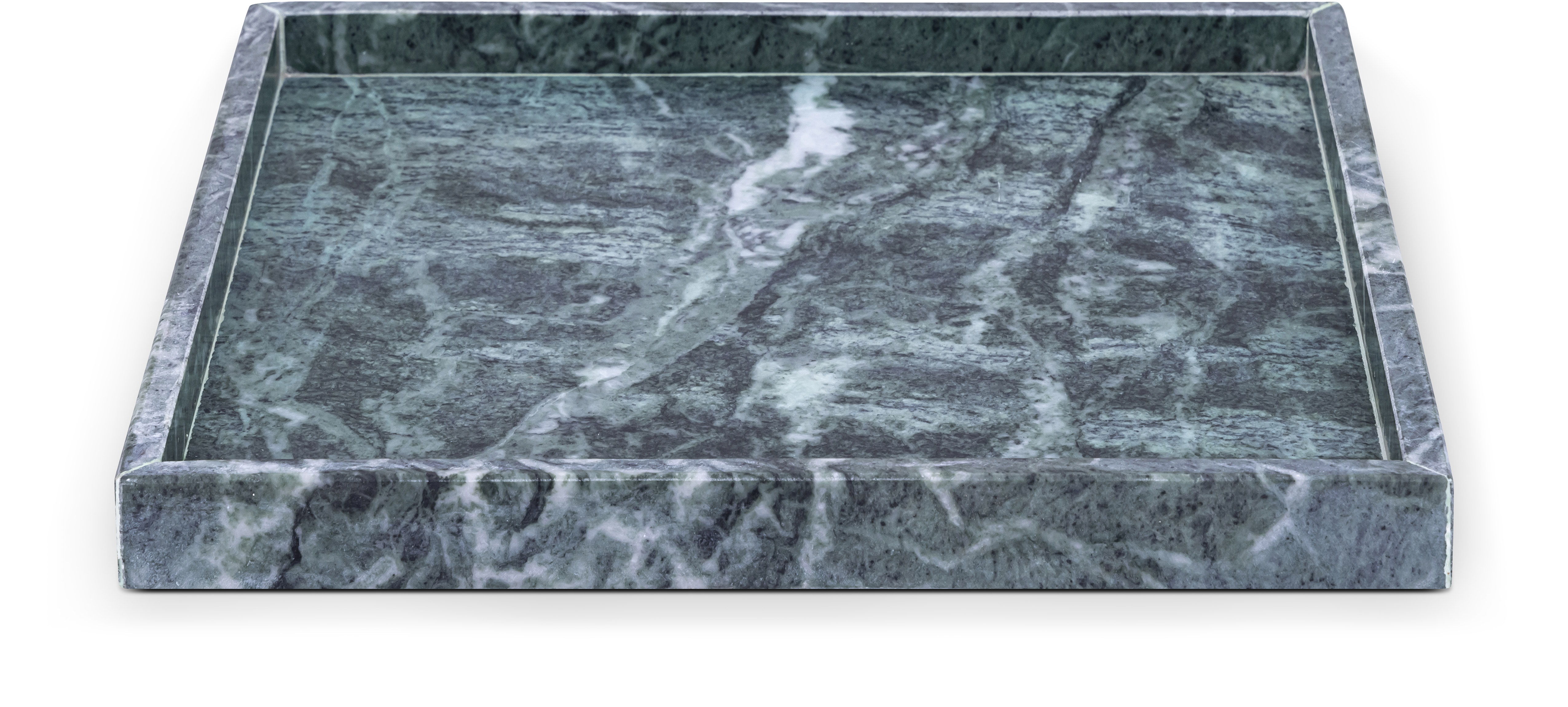 Barletta - Marble Square Tray - Green