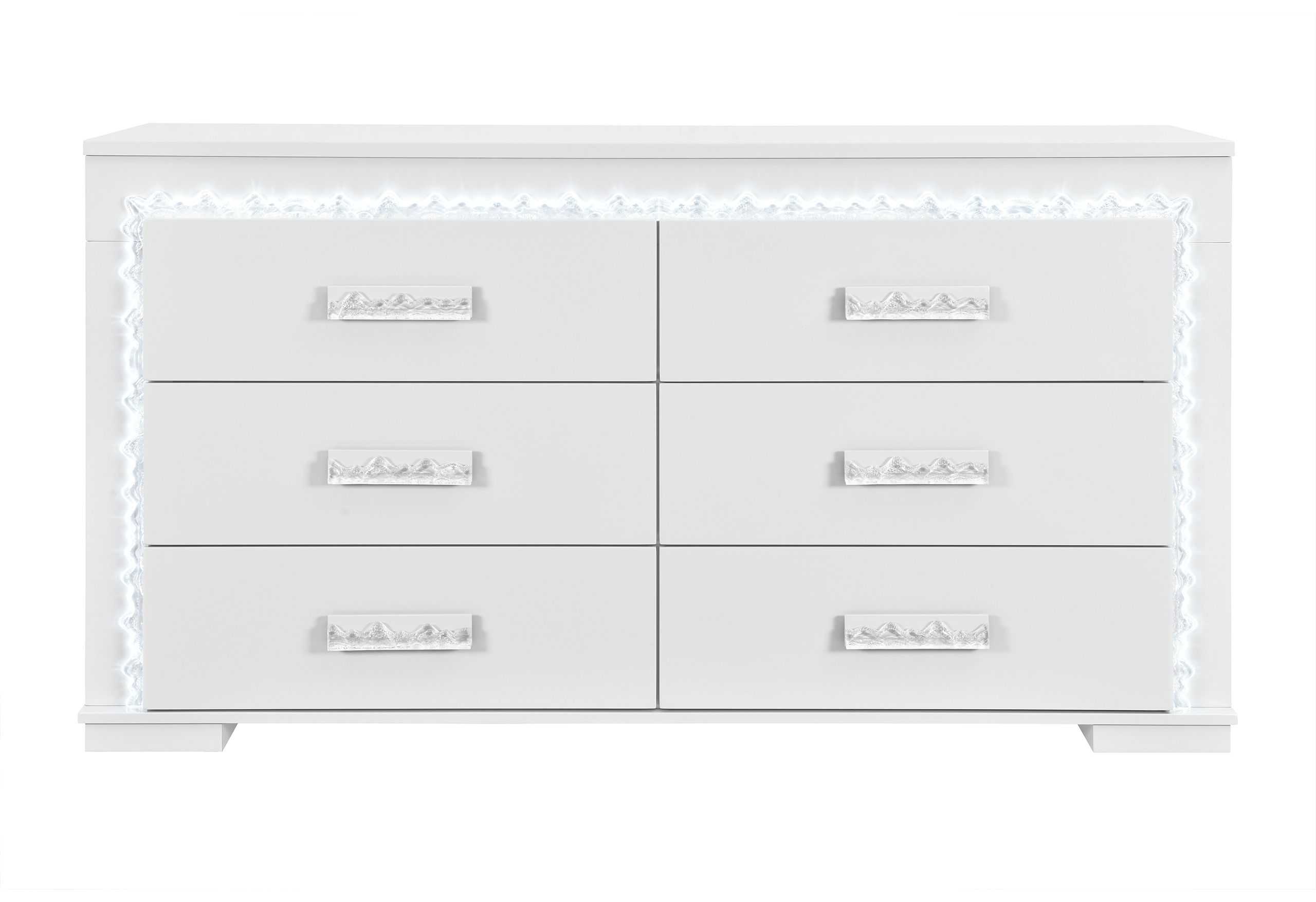 Naomi - Dresser With LED - Silver