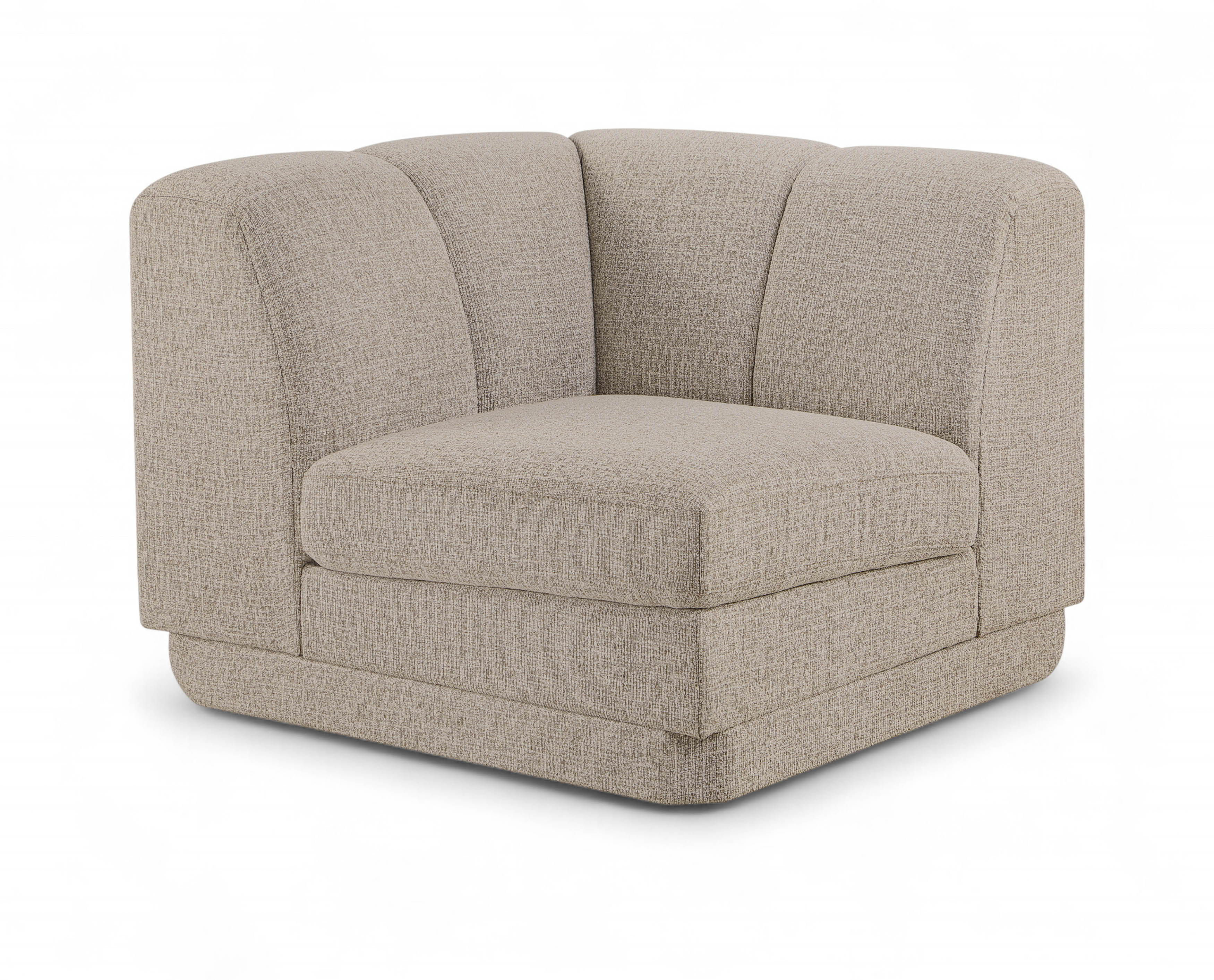 Fabric Upholstered Corner Chair
