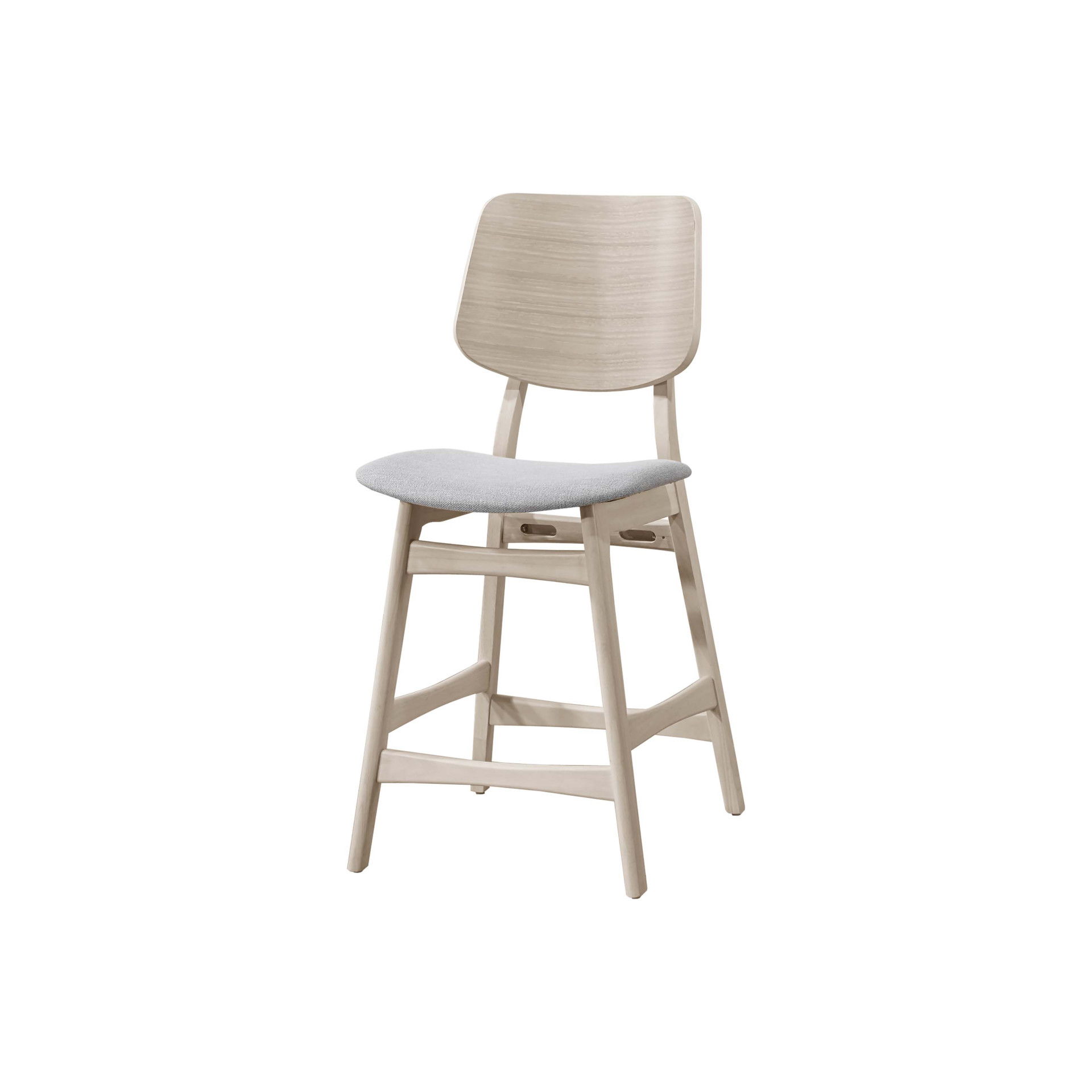 Oscar - Counter Chair (Set of 2) - White Ash