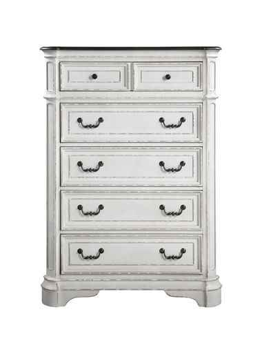 Florian - Chest - Antique White & Oak, white, view 2
