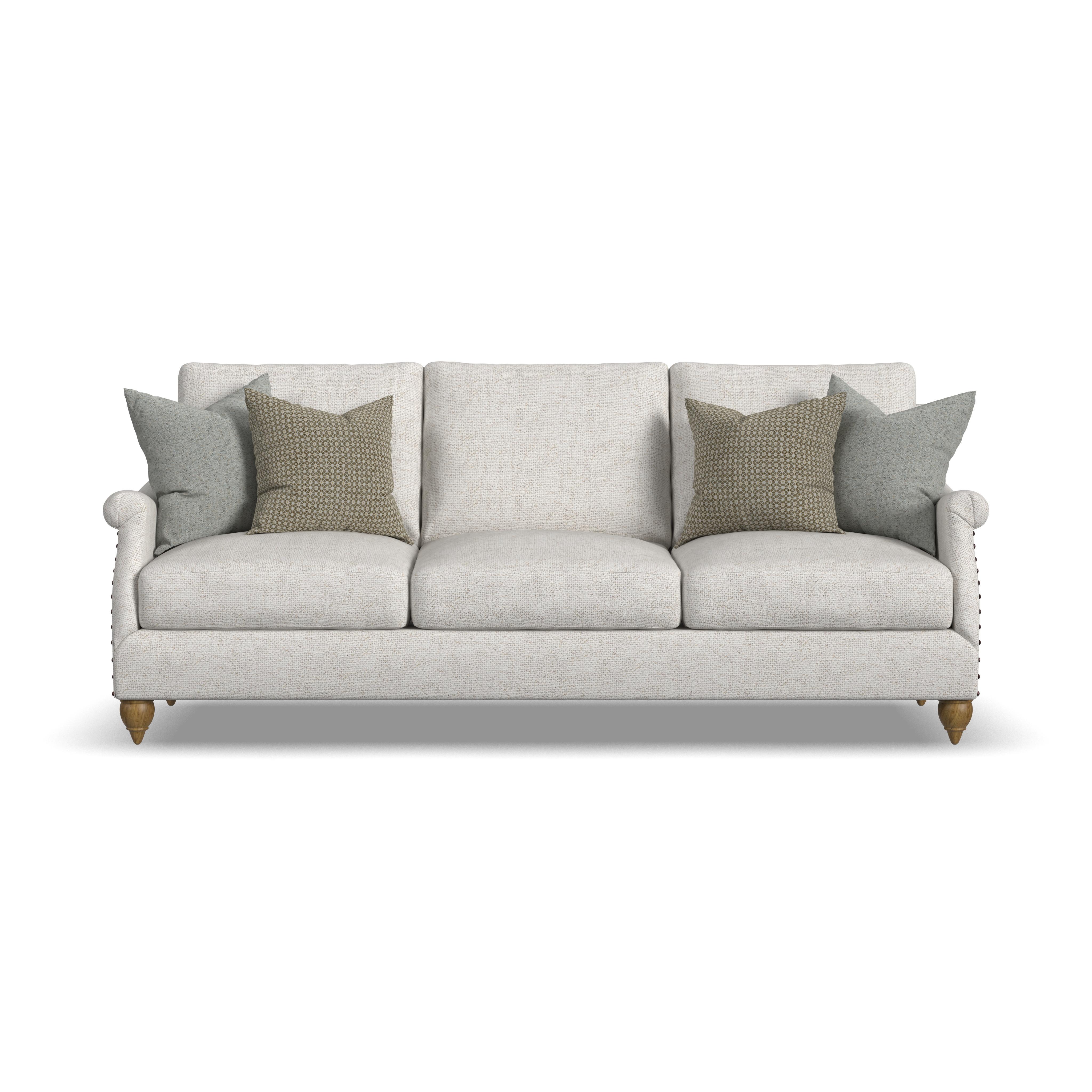 Veda - Fabric Sofa, dark brown, view 6