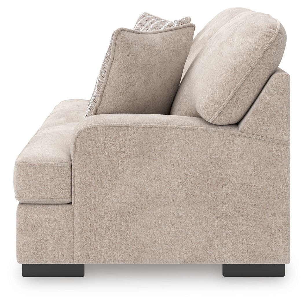 Ashley Furniture High Profile - Loveseat - Taupe - Image 7