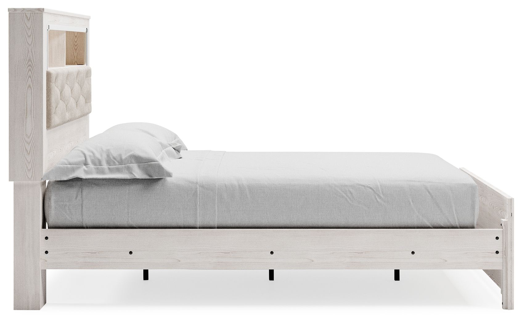Ashley Furniture Altyra - Queen Panel Bookcase Bed - White - Image 5