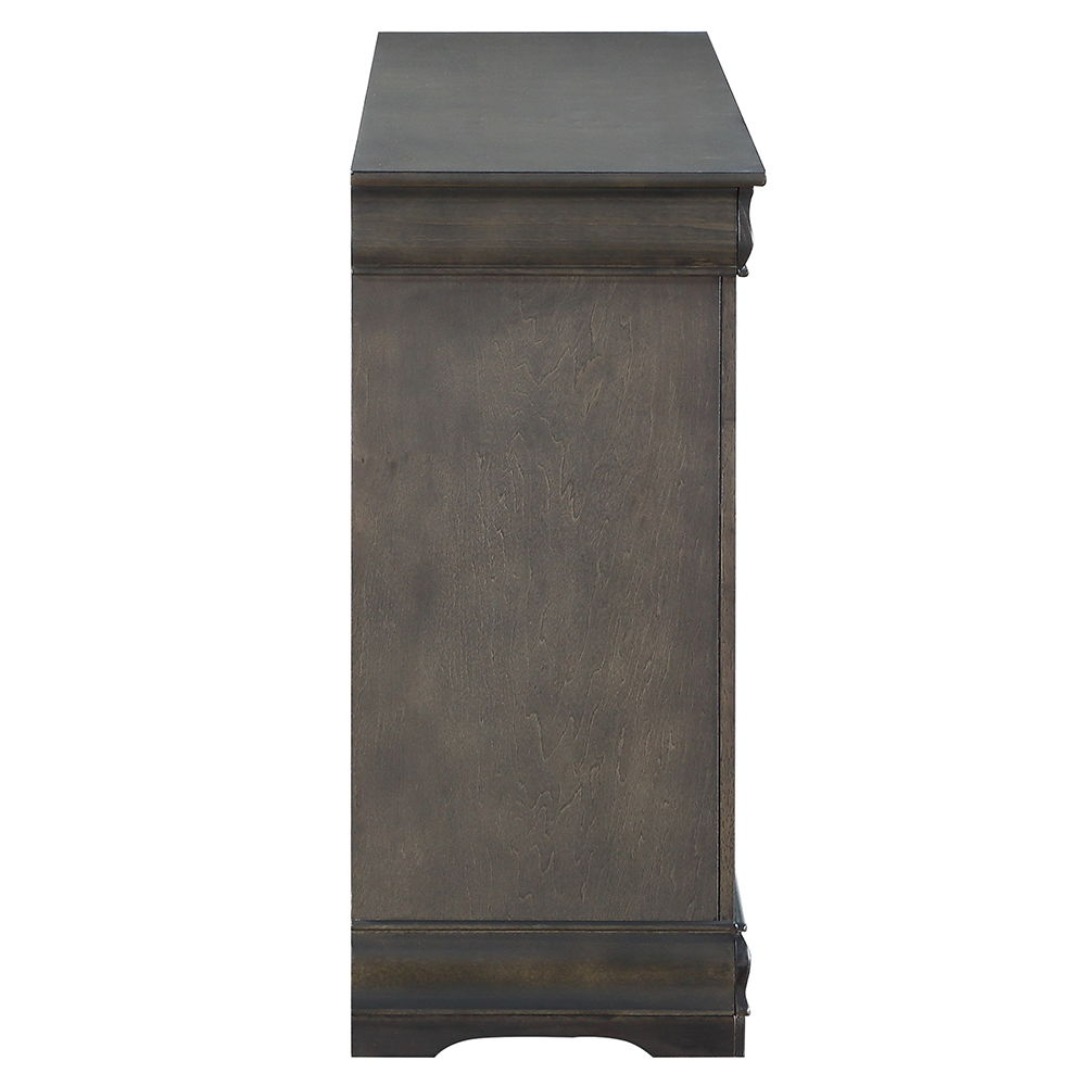 Louis Philippe - Dresser - Dark Gray, dark gray, view 4