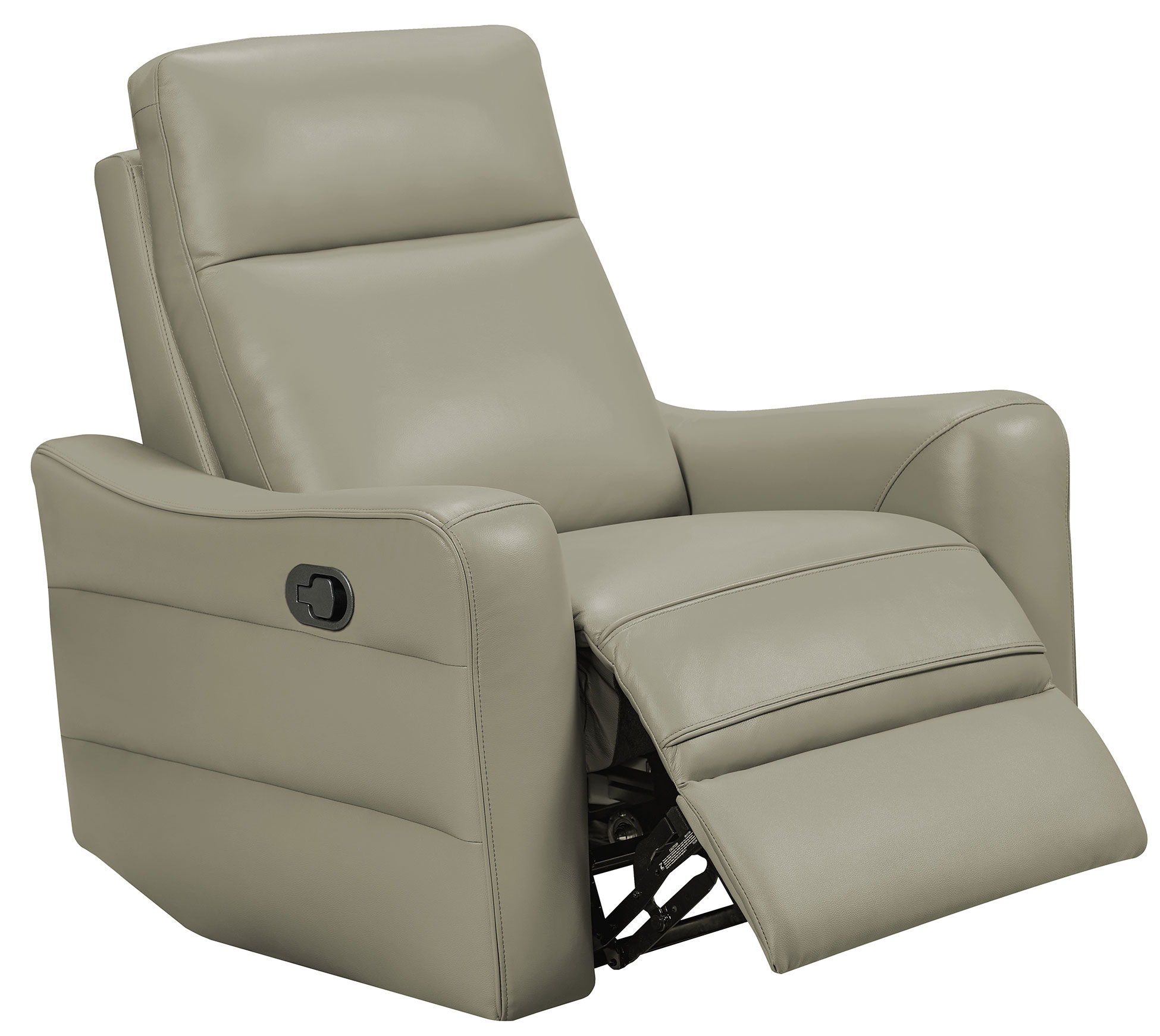 3517 - Chair With Manual Recliner - Gray