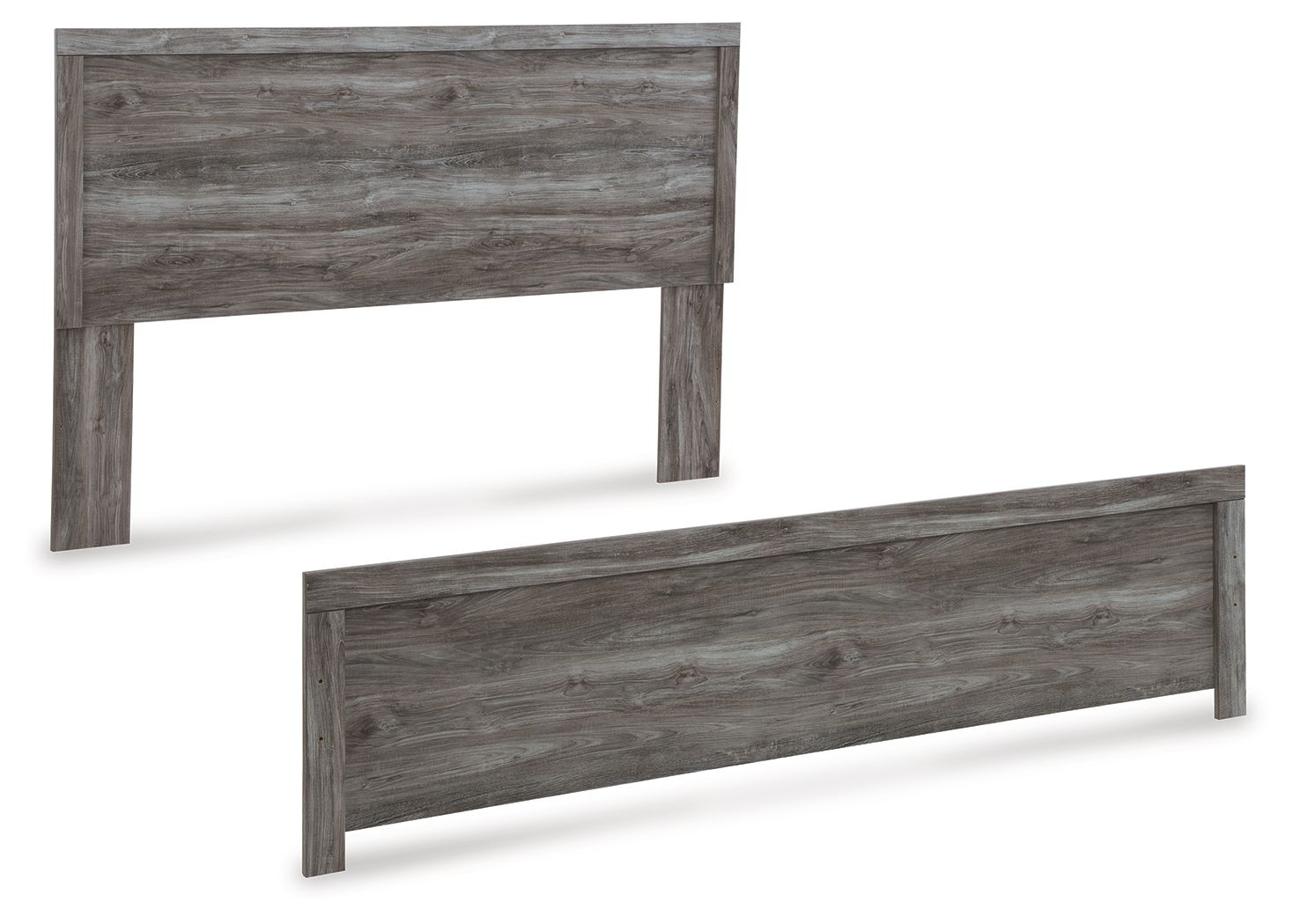 Bronyan – King Panel Headboard/Footboard – Dark Gray