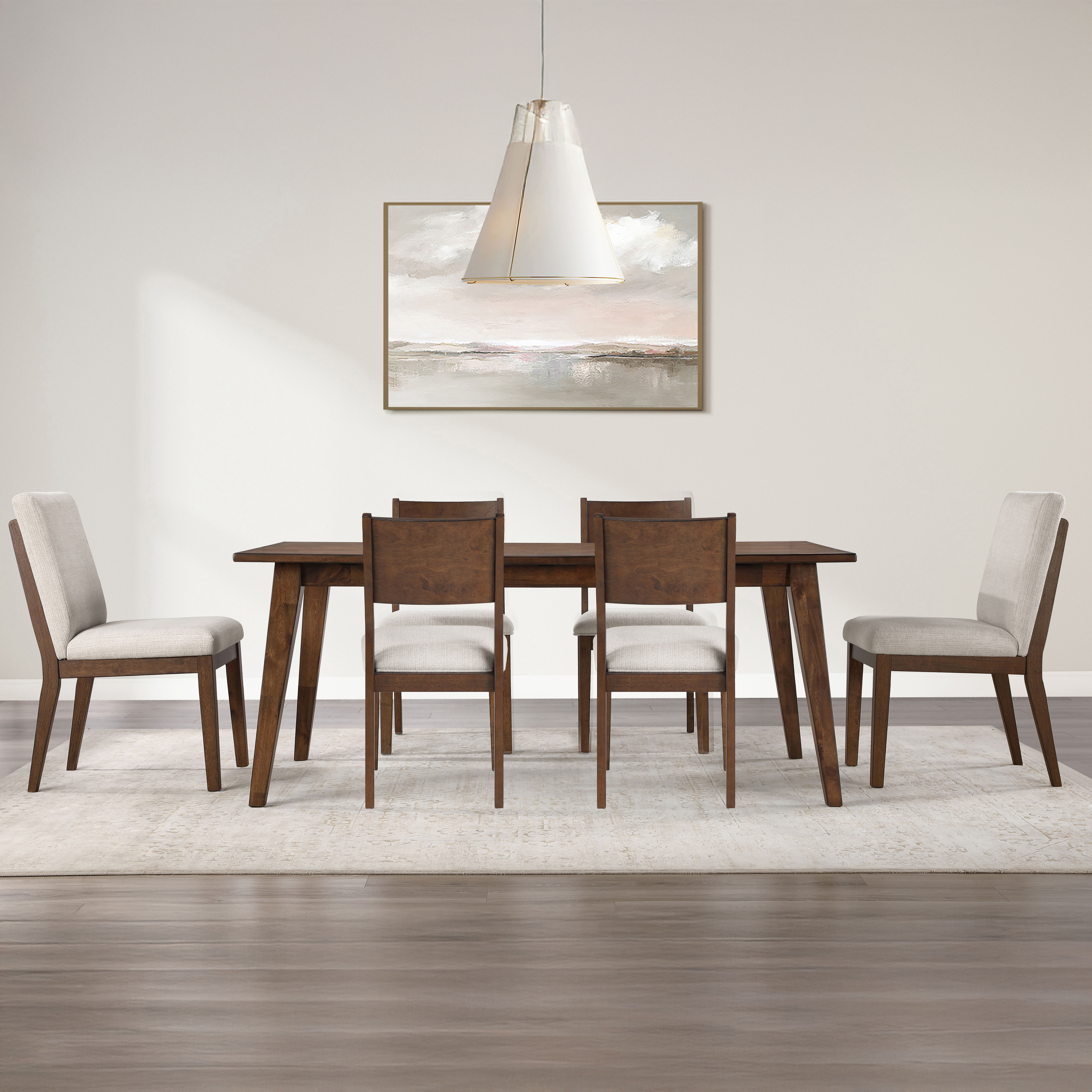 7 Pc · Dining Set With Captains Chairs