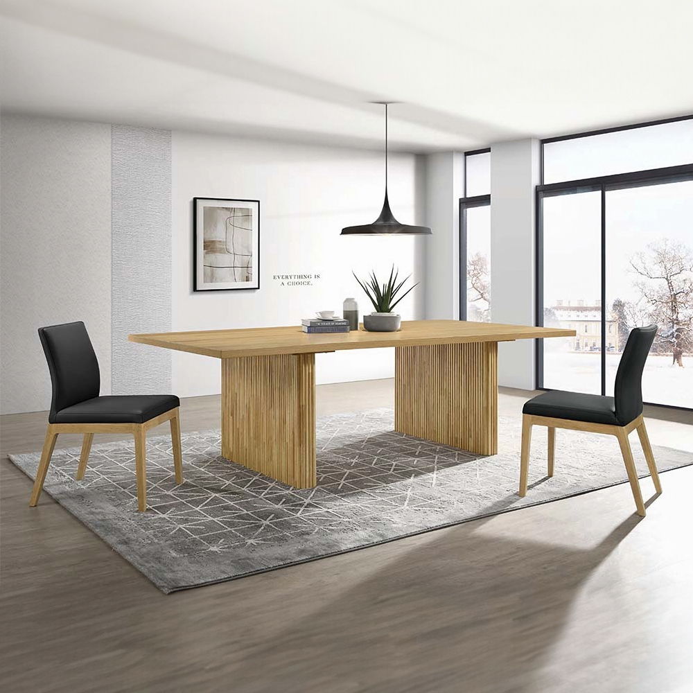 Einar - Dining Table - Natural, light brown, view 4