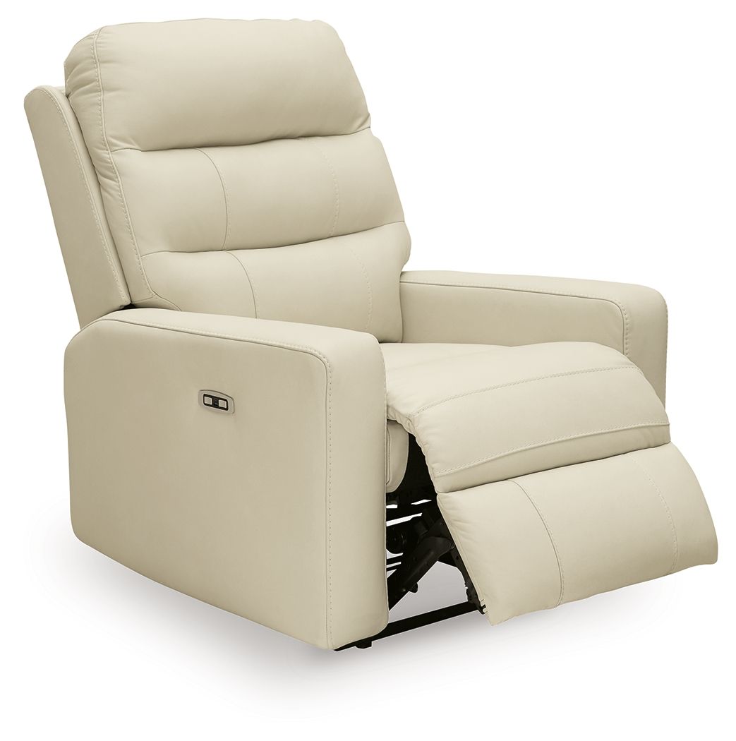 Ashley Furniture Pennacle Pier - Power Recliner With Adjustable Headrest - Canvas - Image 3