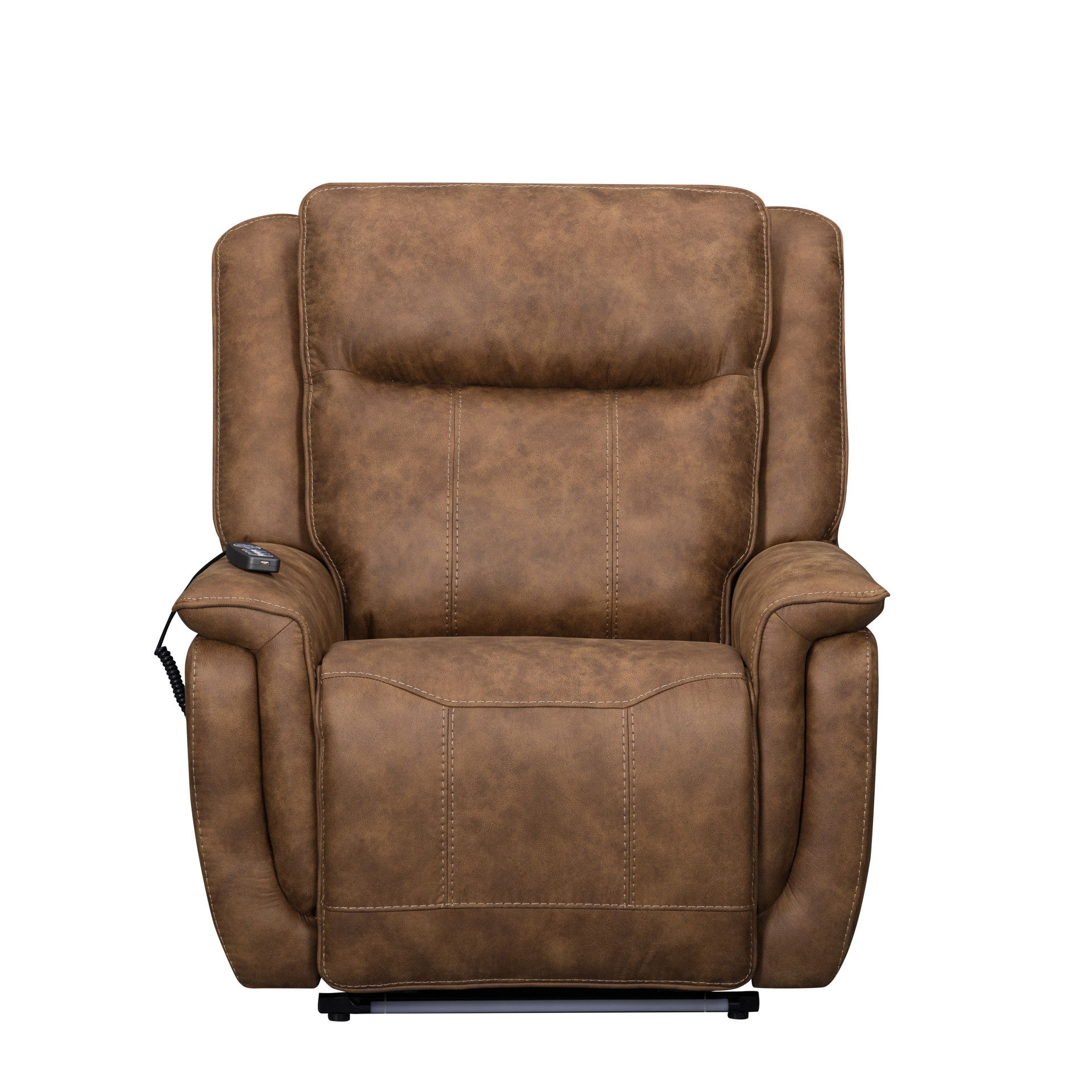 Kyra - Auto Glider Recliner With Power Headrest & Footrest - Saddle