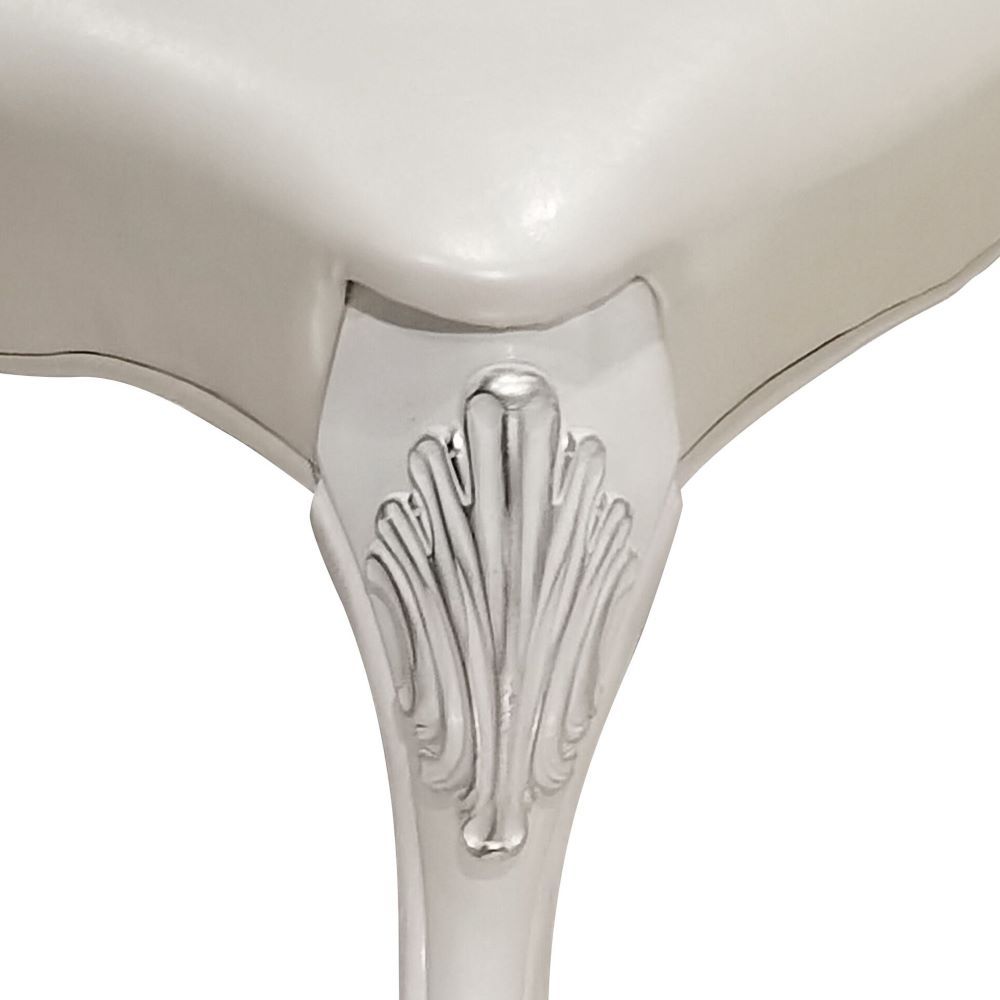 Dresden - Side Chair (Set of 2) - Fabric & Bone White, white, view 5