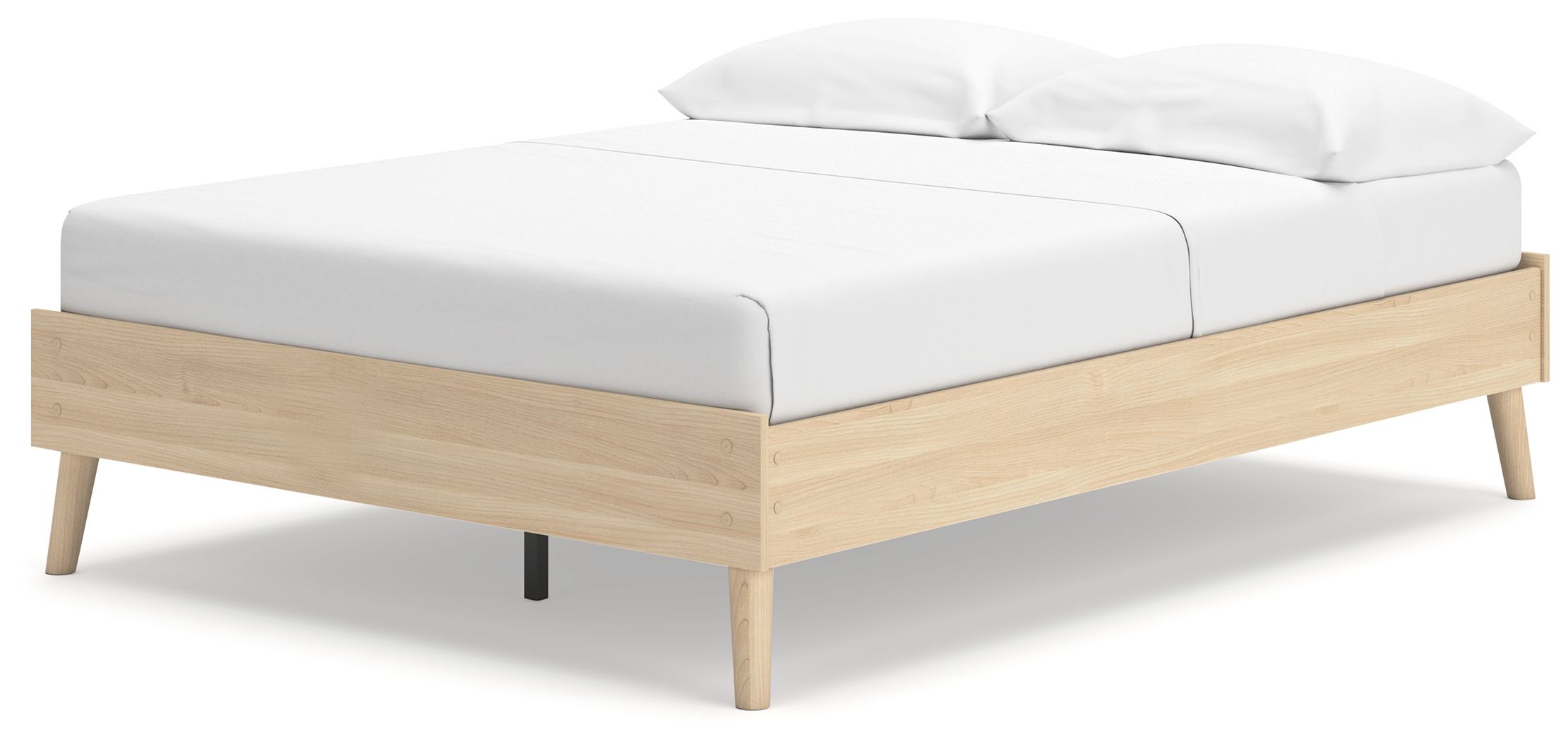 Cabinella - Full Platform Bed - Tan