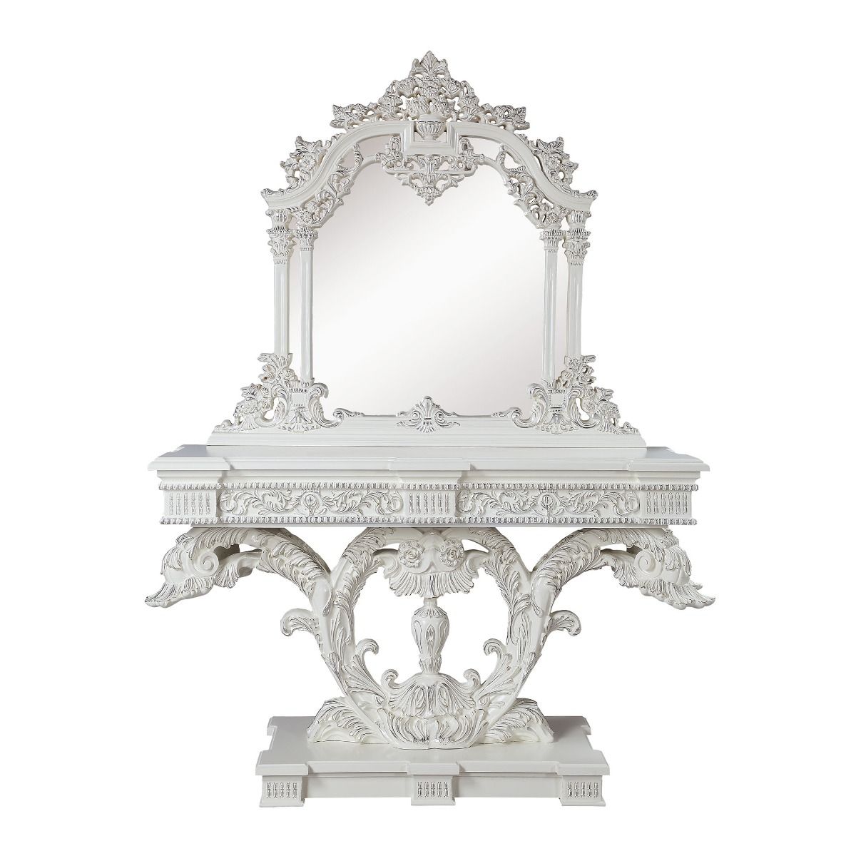 Vanaheim - Sofa Table - Antique White, beige, view 7