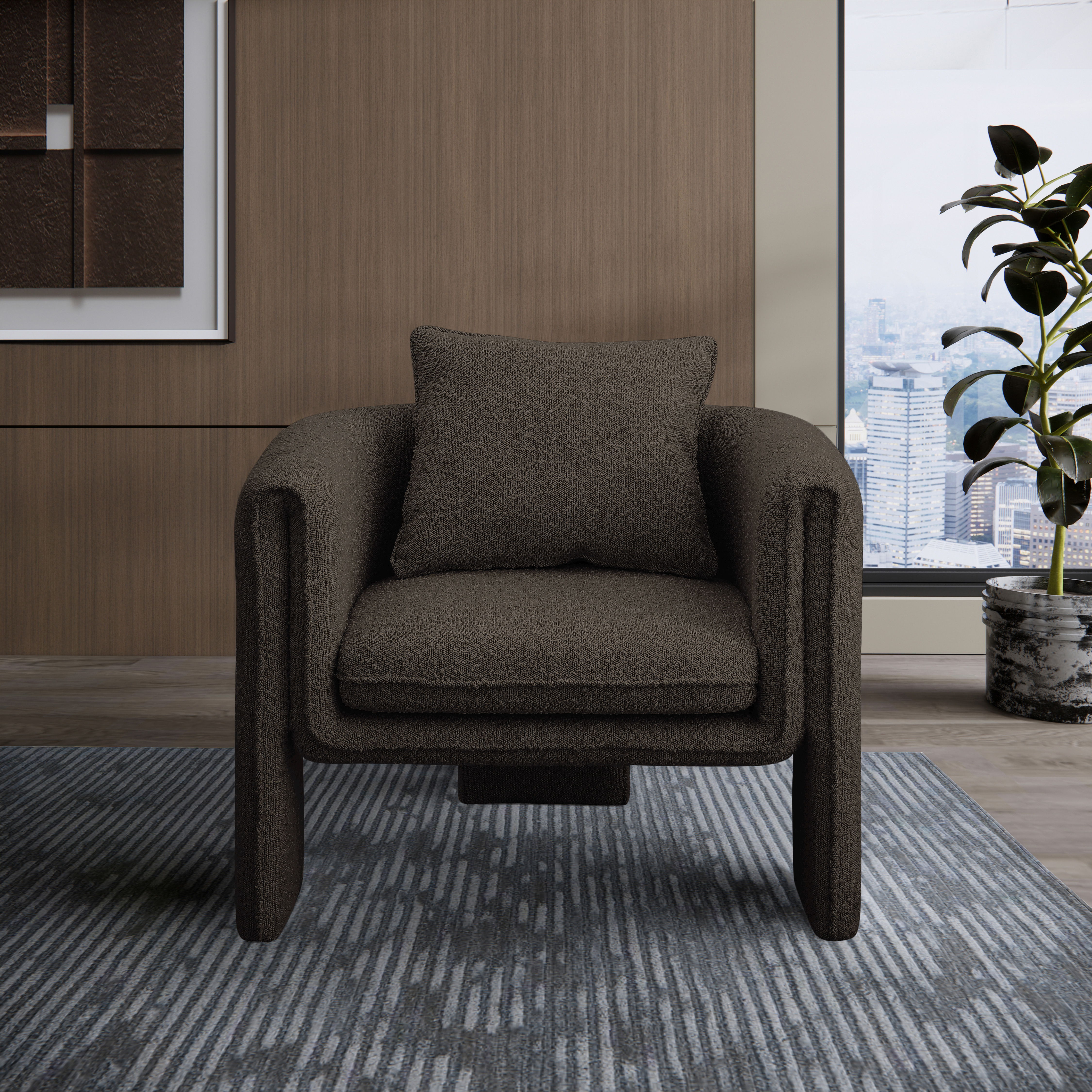 Stylus - Accent Chair - Brown