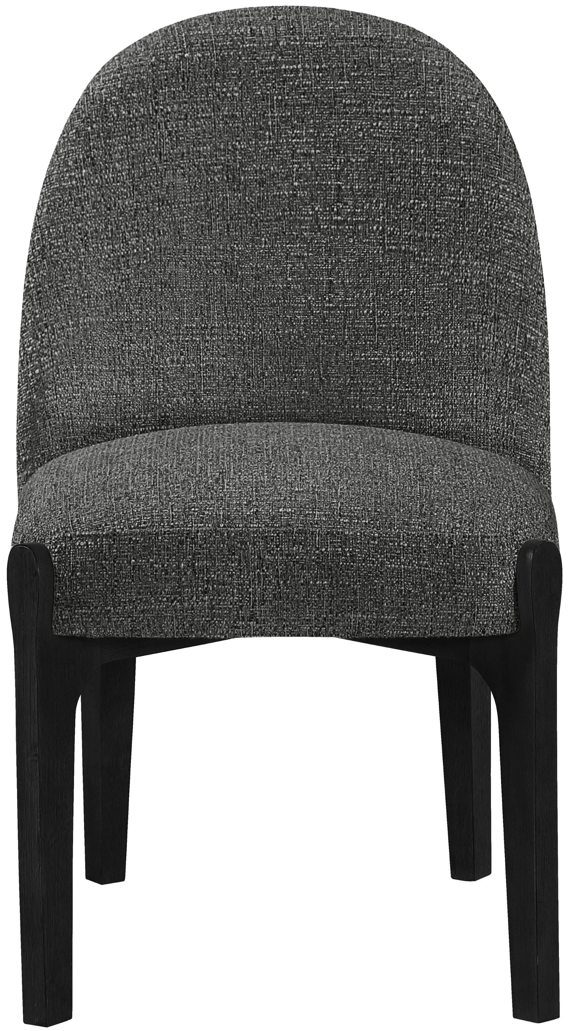 Torino - Fabric Upholstered Dining Chair (Set of 2) - Black