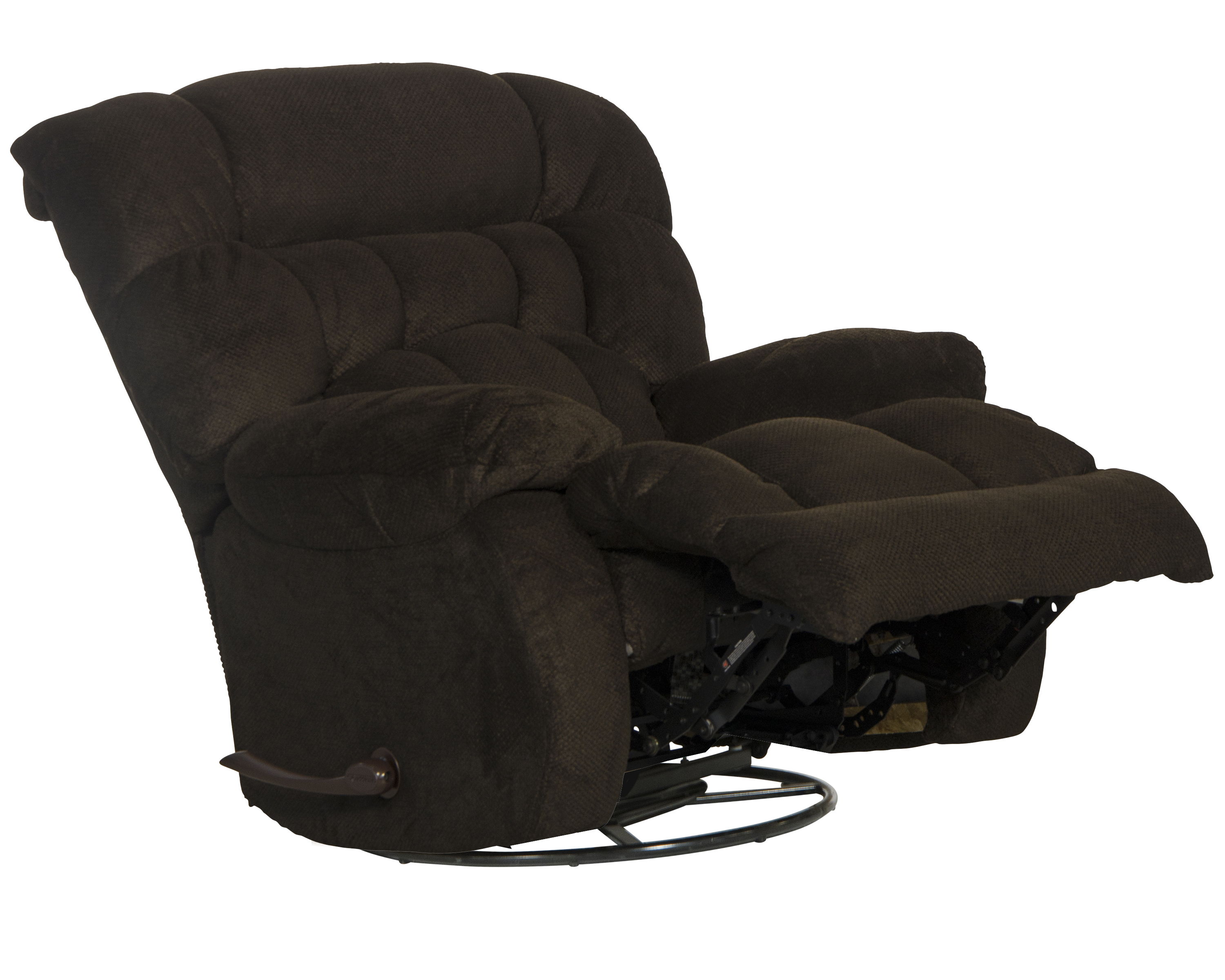 Daly - Chaise Swivel Glider Recliner - Chocolate