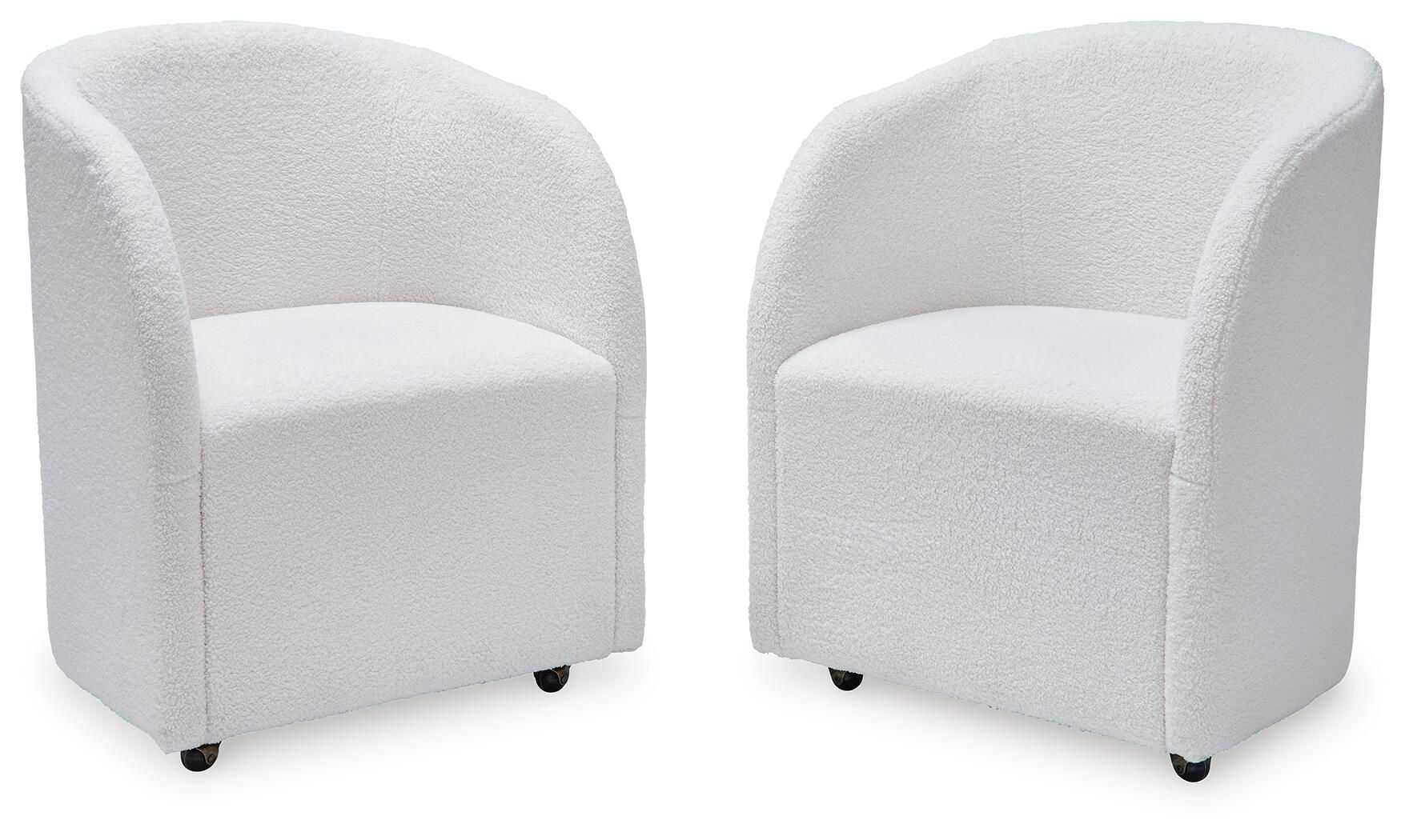 Rowanbeck – Dining Upholstered Arm Chair (Set of 2) – Ivory