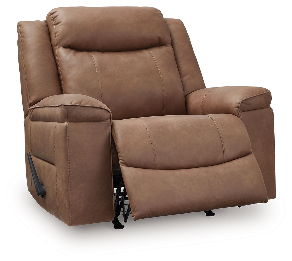 Ashley Furniture Status Check - Rocker Recliner - Caramel - Image 3