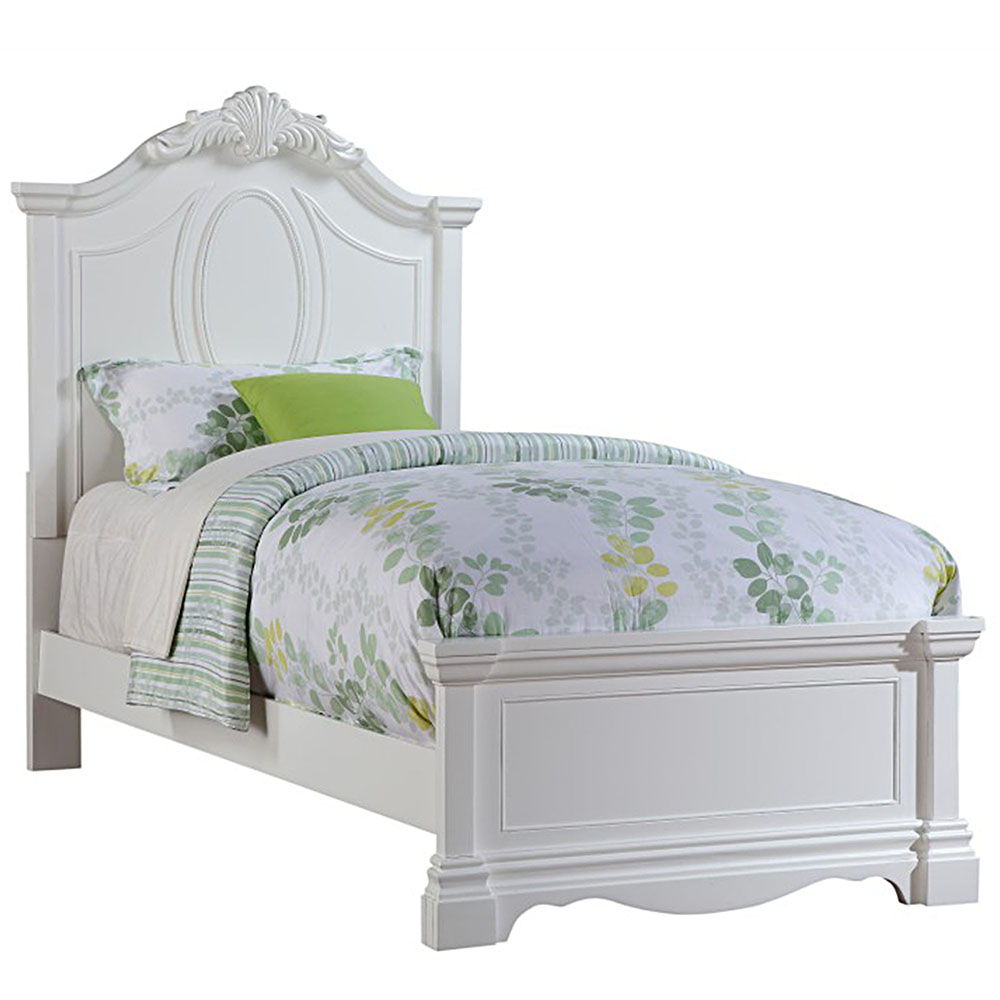 Estrella - Full Bed - White, white, view 2
