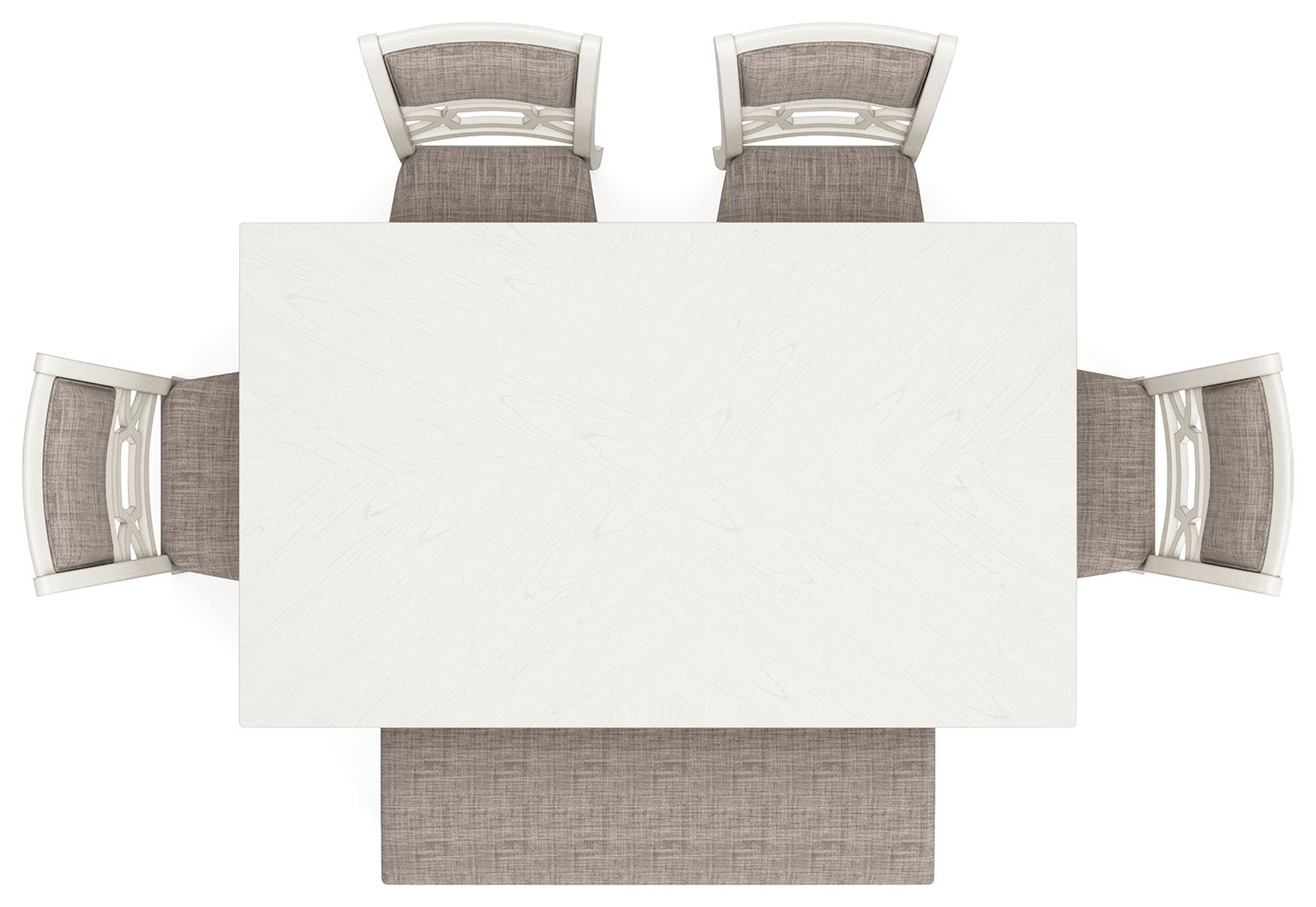 Ashley Furniture Erinberg - Dining Room Table Set (Set of 6) - Antique White - Image 4