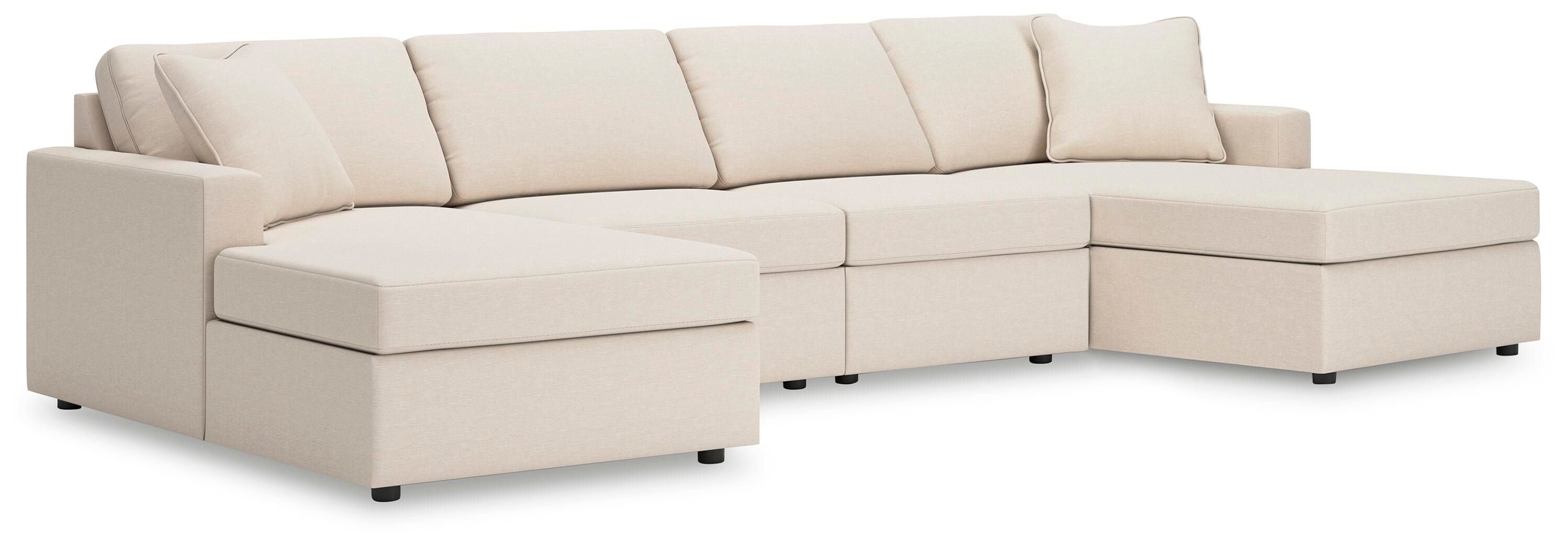 4 Pc · Double Chaise Sectional