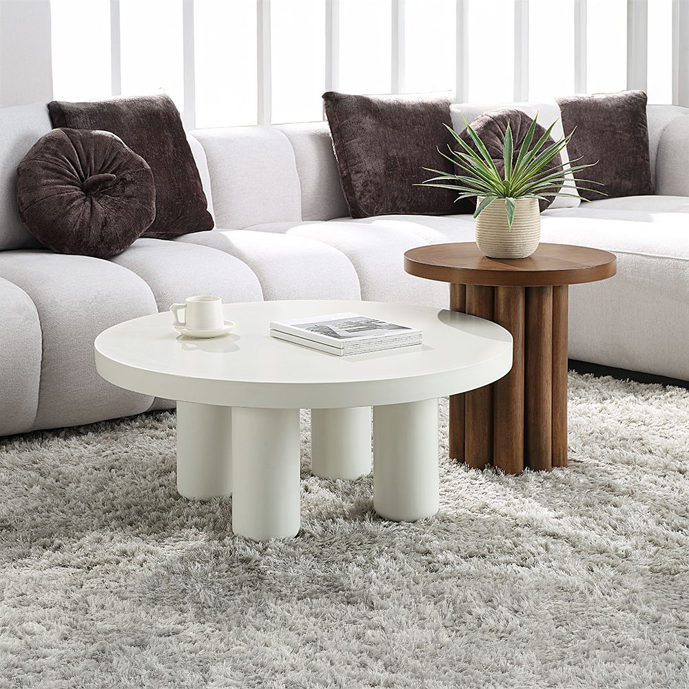 Sanat - Coffee Table - White, white, view 5