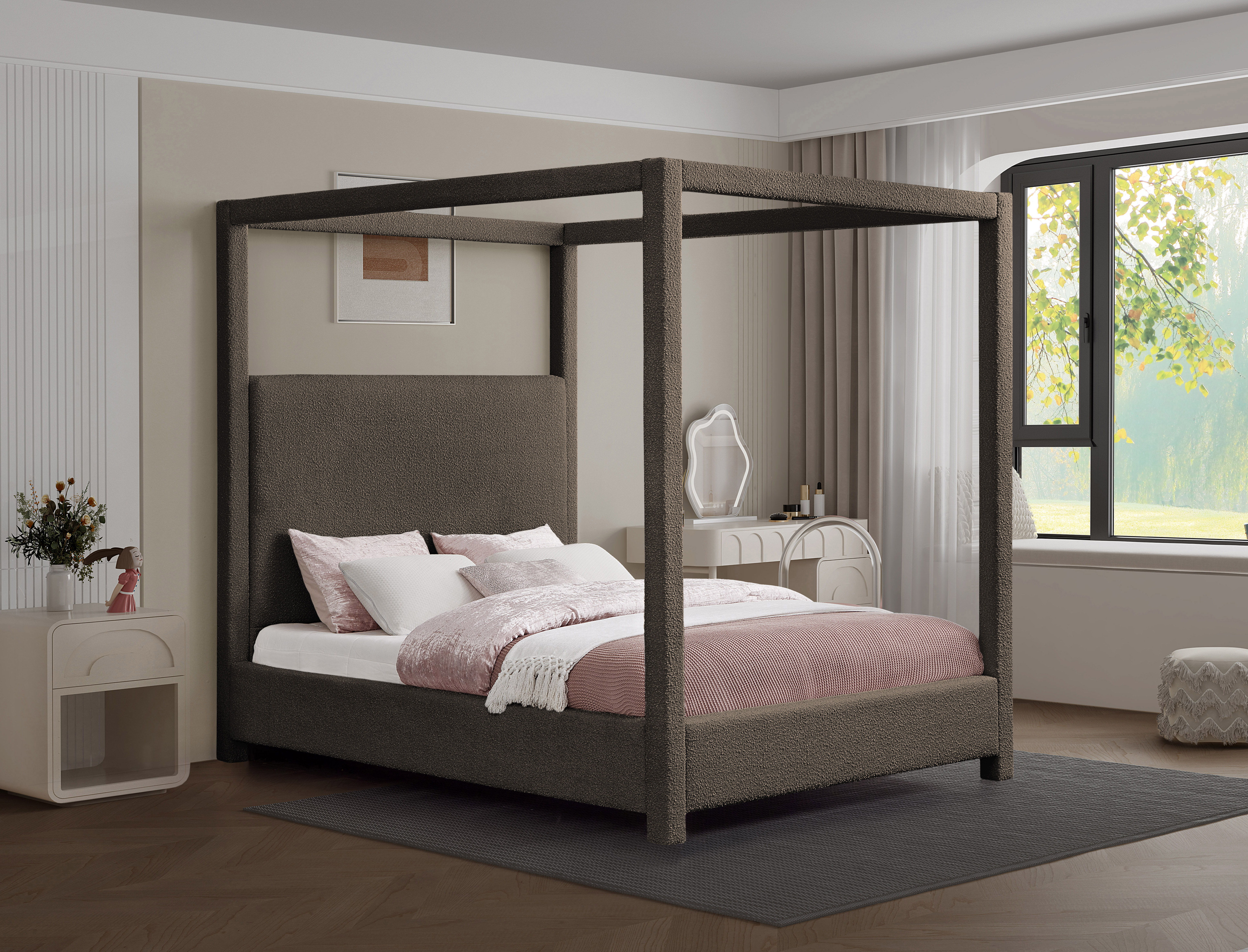 Eden - Queen Bed - Brown