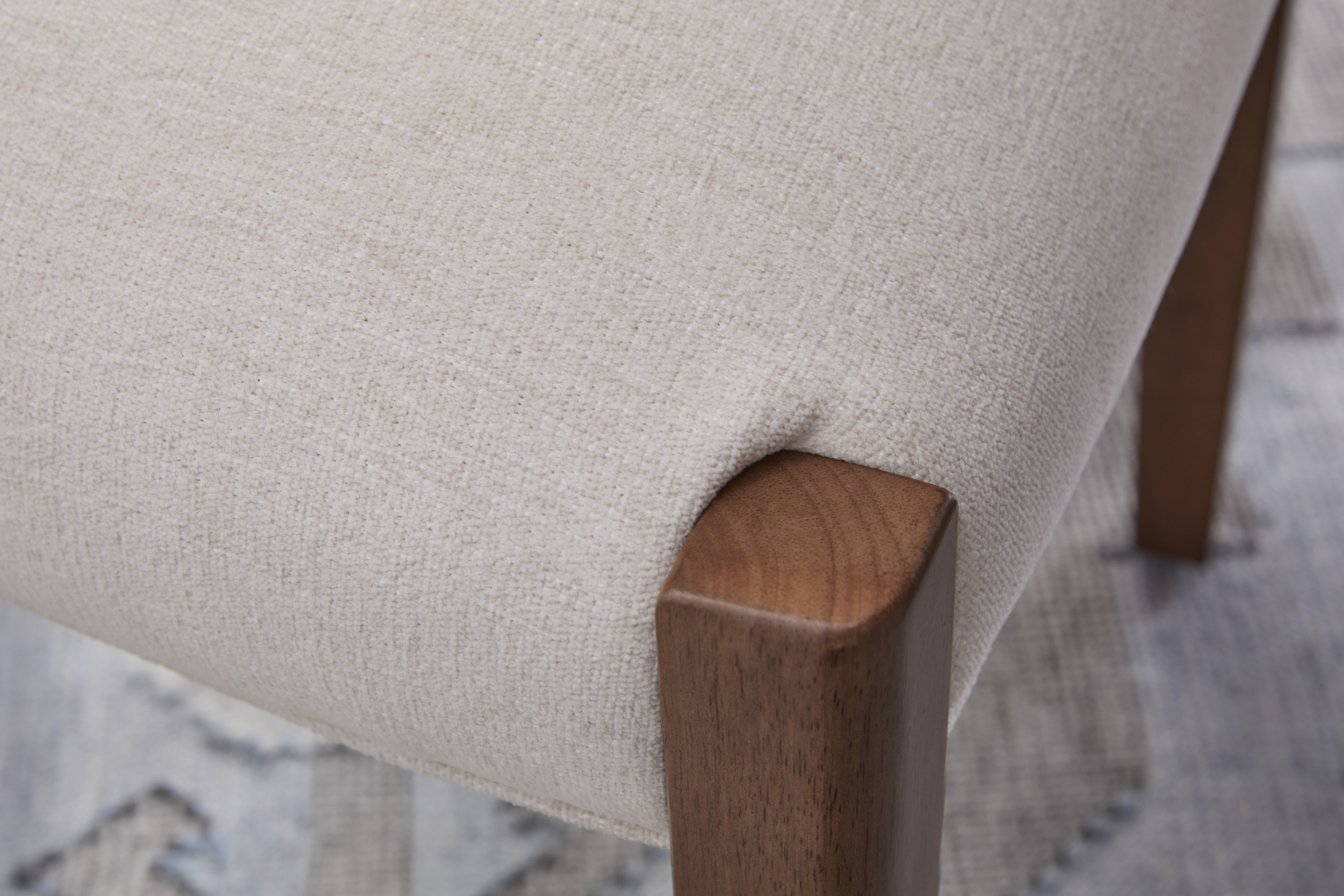 Lincoln - Upholstered Dining Chair - Brown / Milk, light brown, view 8