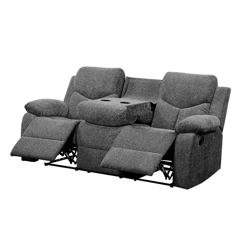 Kalen - Motion Sofa - Gray Chenille, dark gray, view 5
