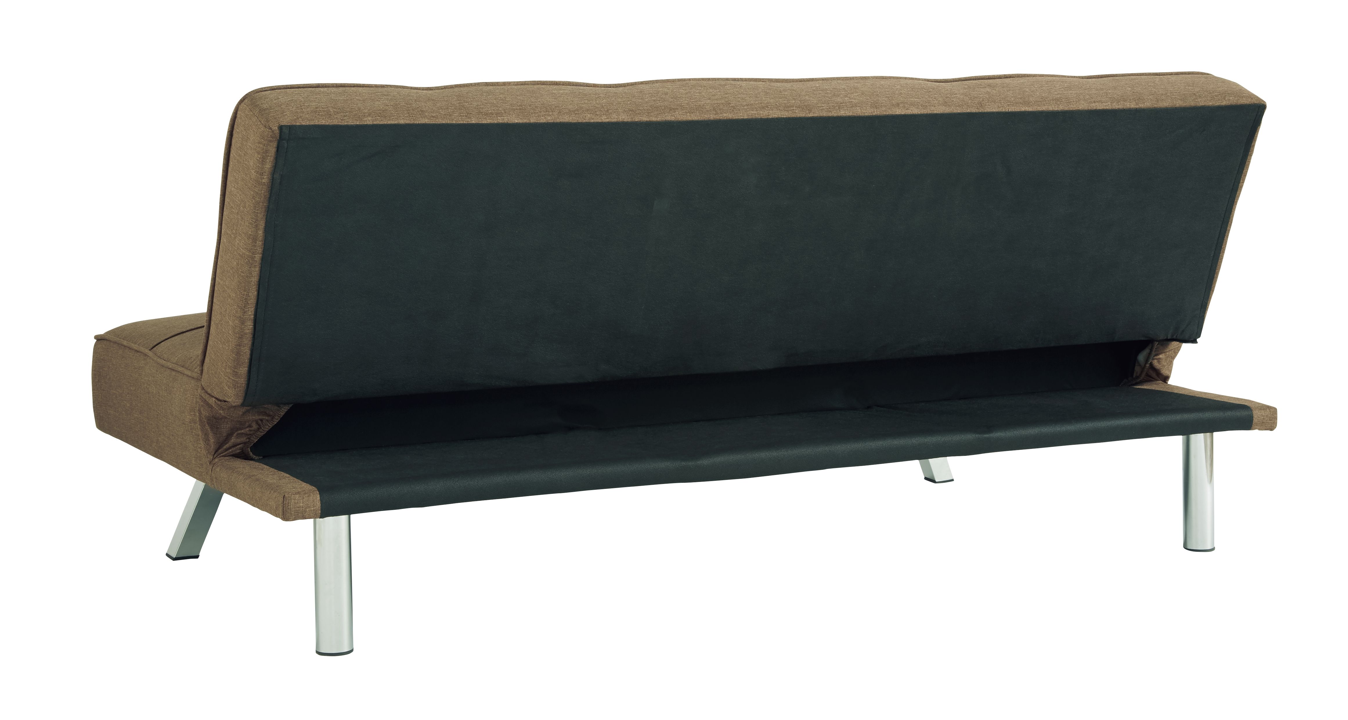 Santini Brown Flip Flop Armless Sofa New Lots Furniture Online Store