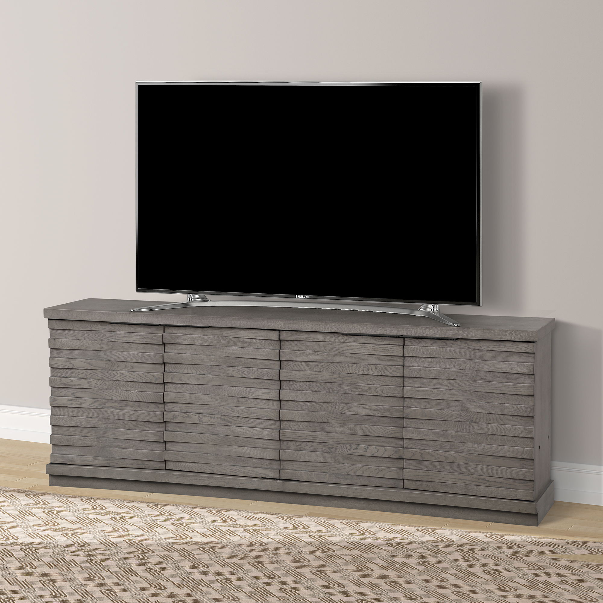 Parker House Pure Modern - Angled Door TV Console (76