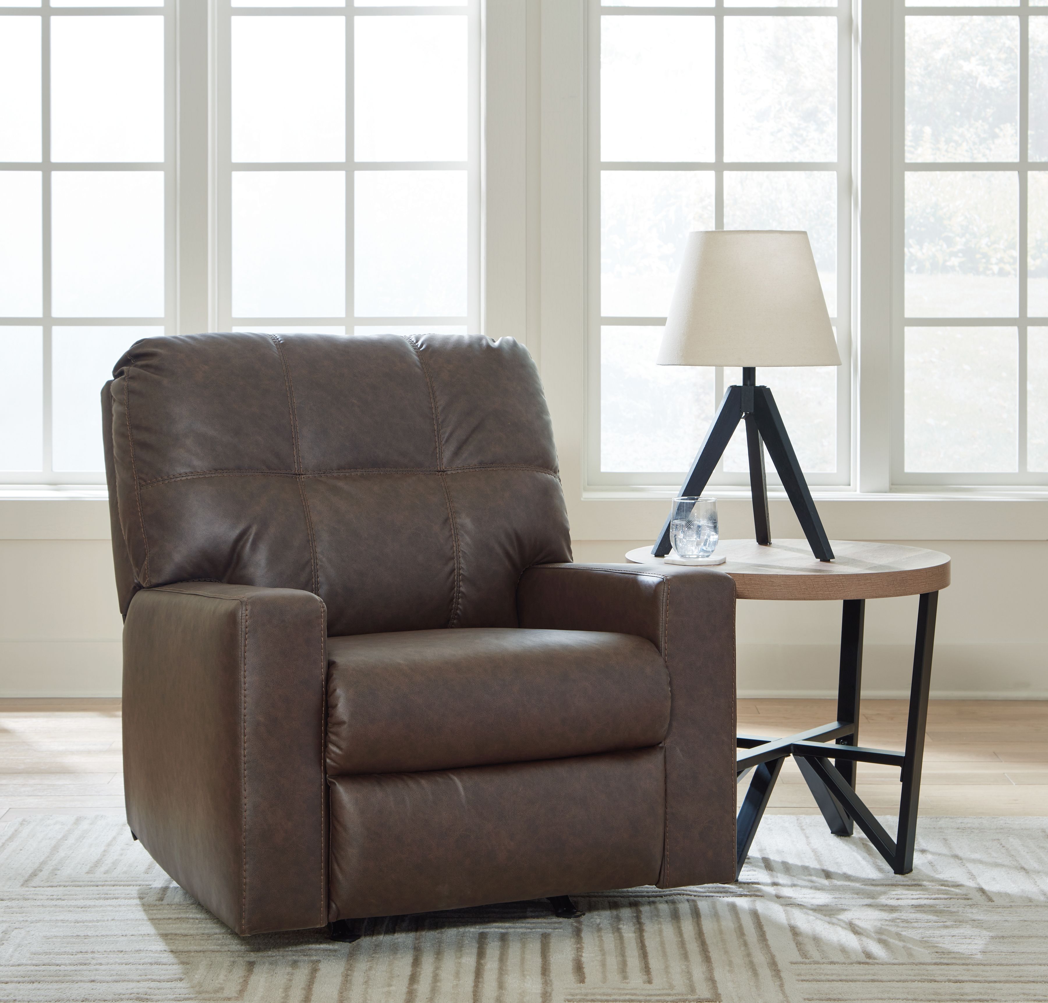 Ashley Furniture Barlin Mills - Rocker Recliner - Umber - Image 2
