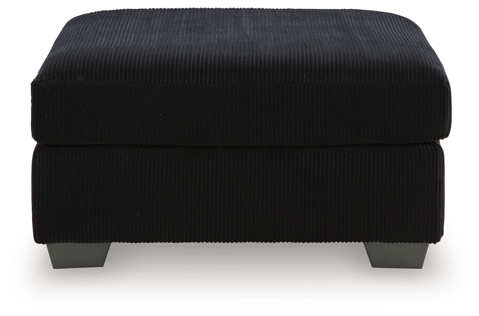 Ashley Furniture SimpleJoy - Oversized Accent Ottoman - Onyx - Image 3