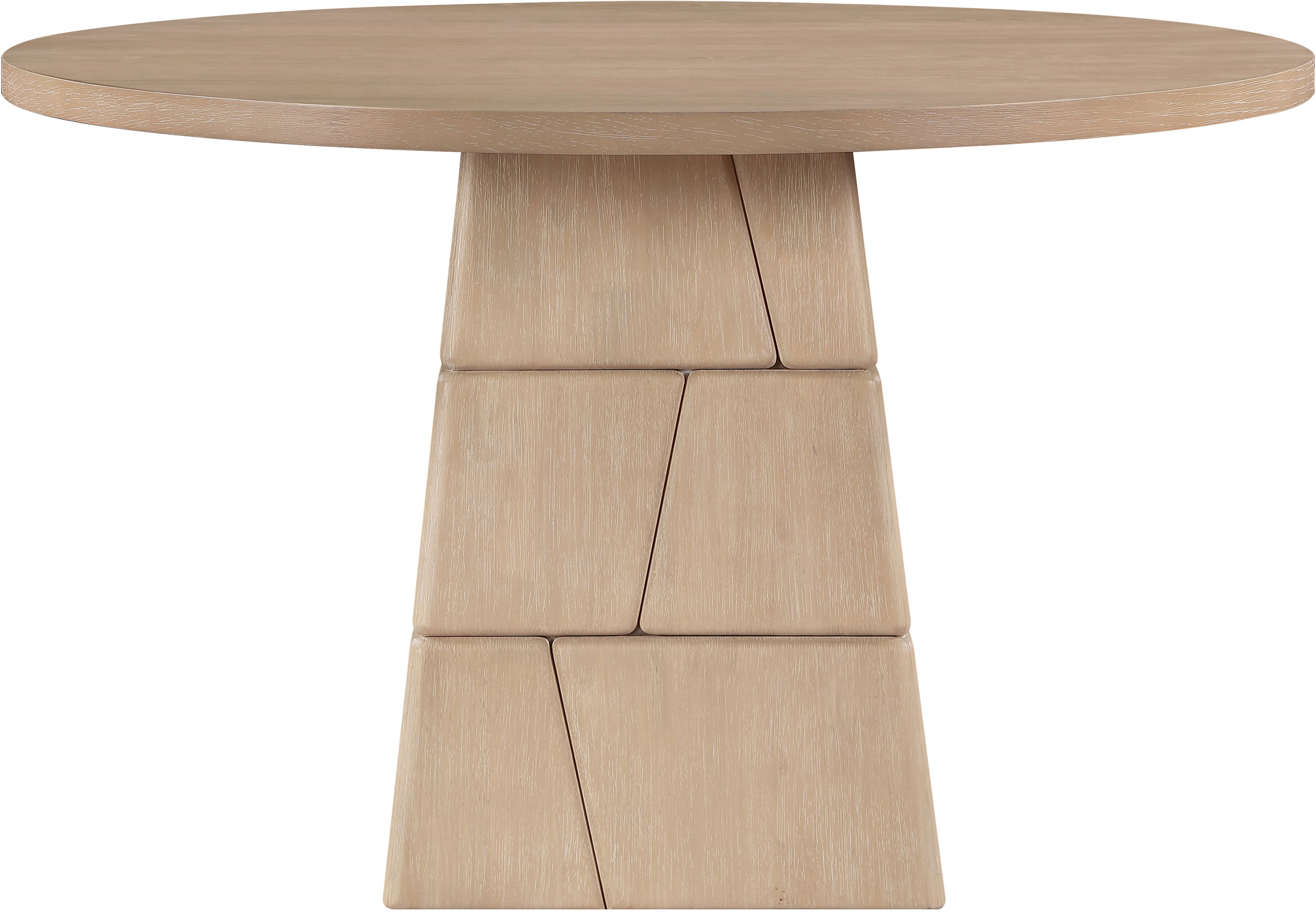 Tavio - 48" Oak Veneer And Solid Wood Dining Table - Natural