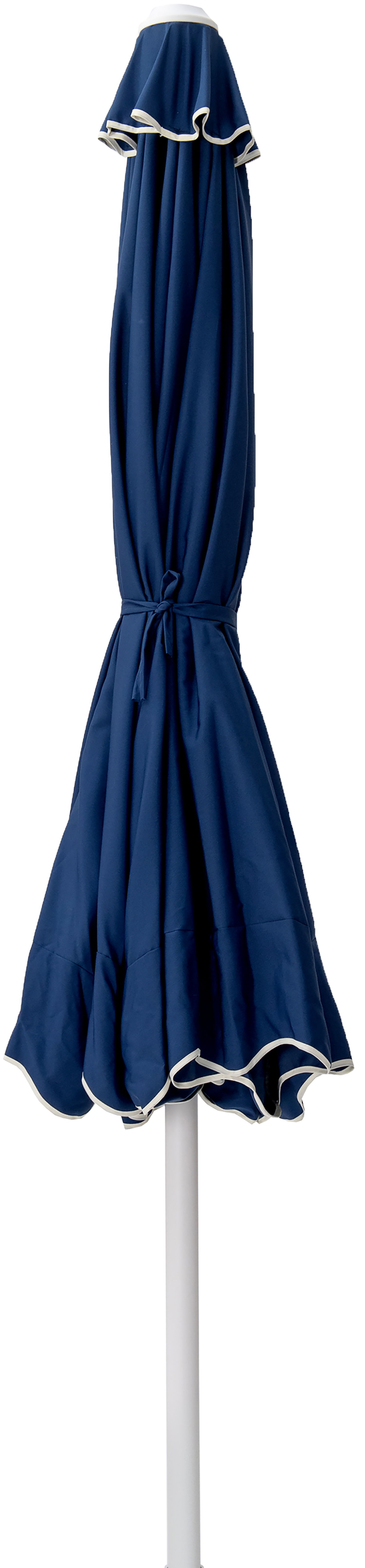 Amalfi - Patio Umbrella With White Pole - Navy