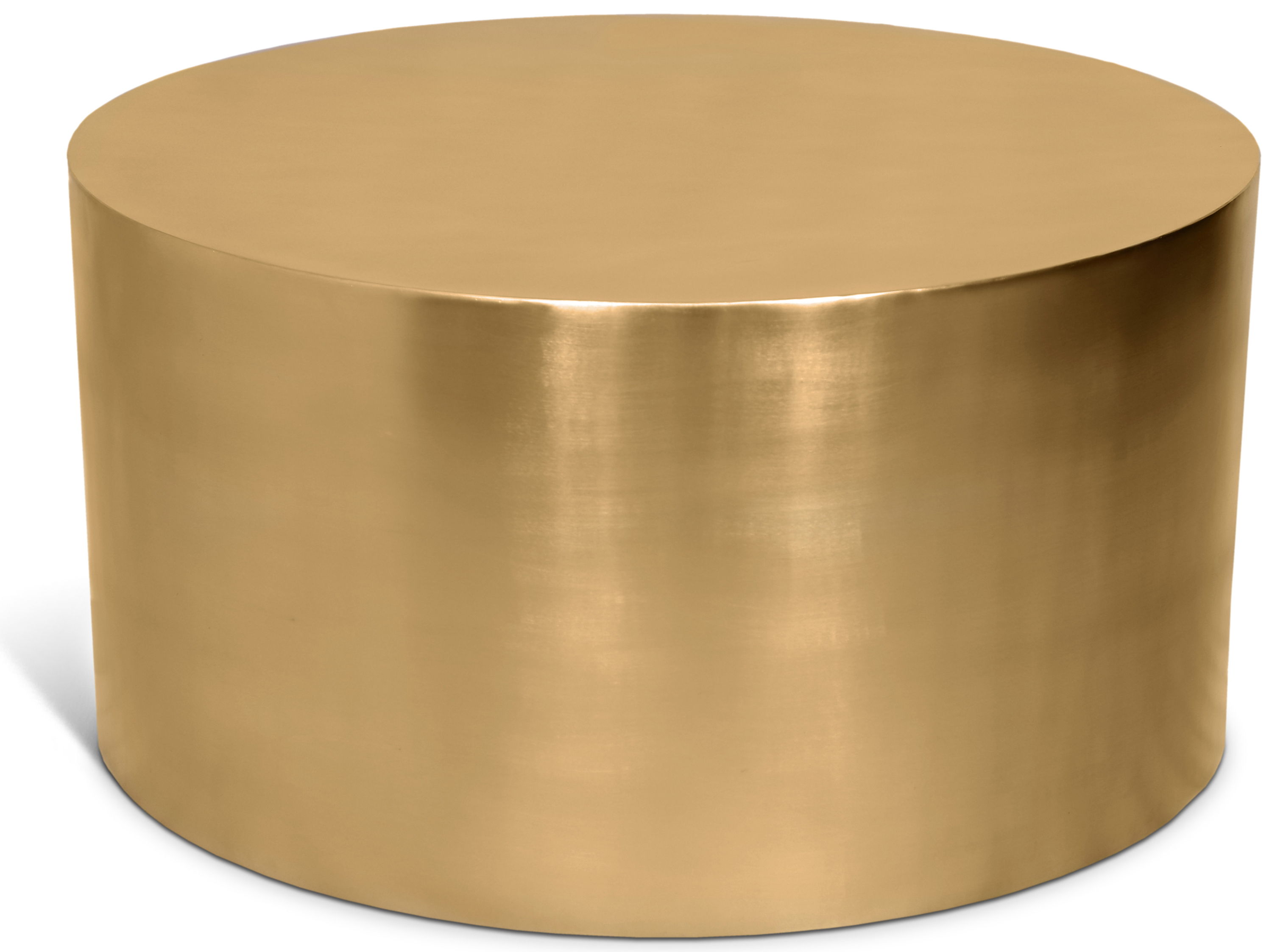 Cylinder - Coffee Table - Gold