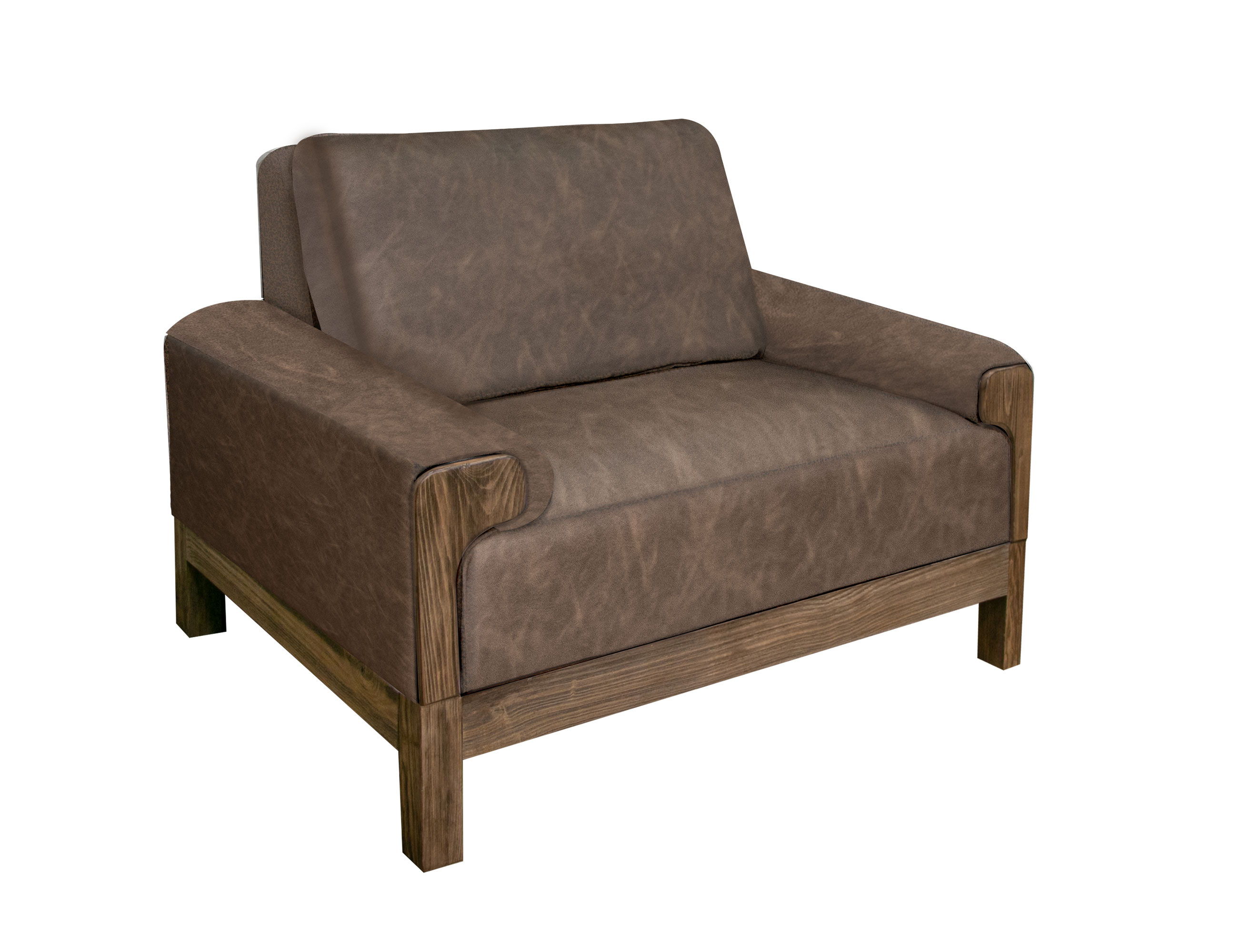 International Furniture Direct Sedona - Premium Comfort Arm Chair - Chocolate Brown