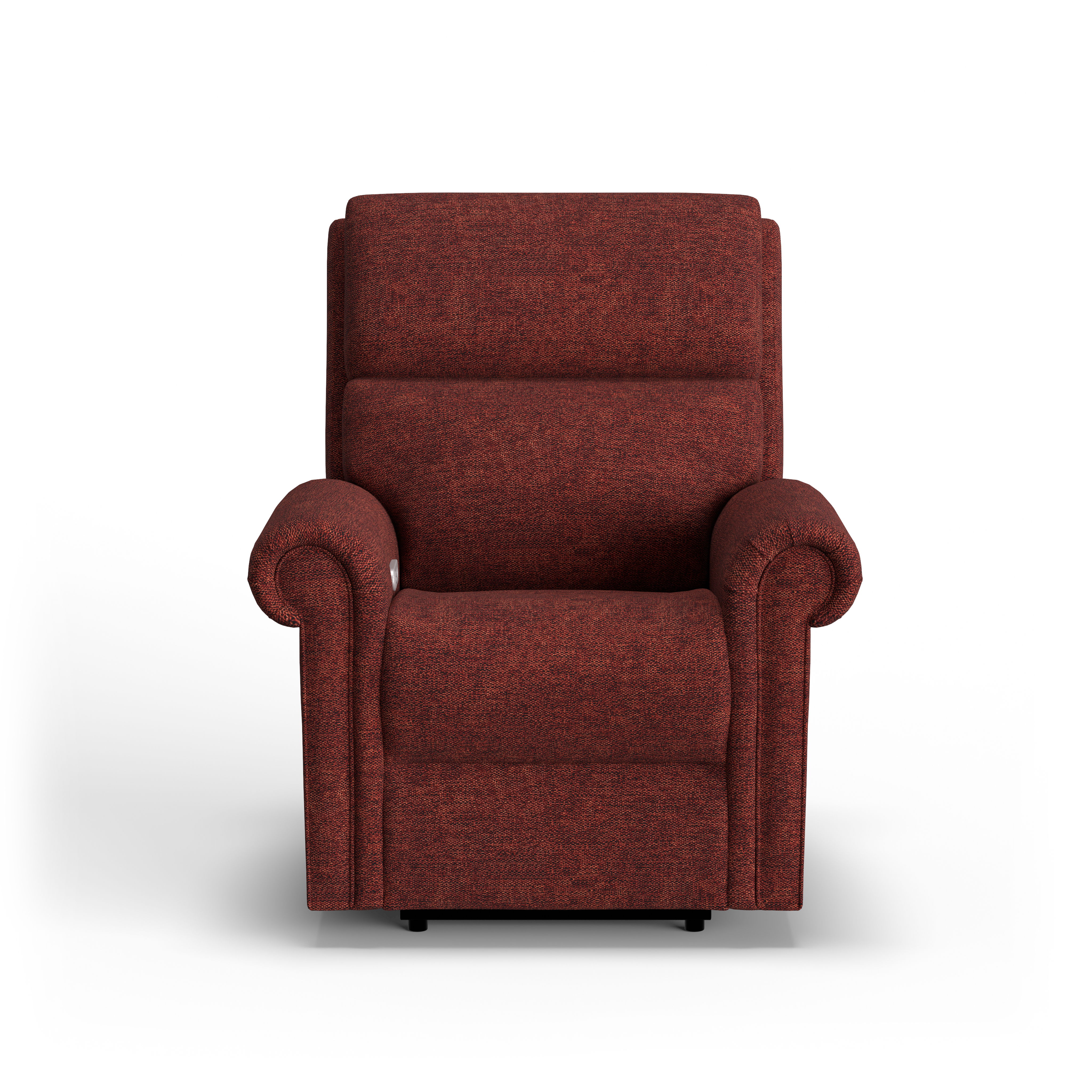 Bernard - Power Recliner With Power Headrest & Lumbar, blue, view 4