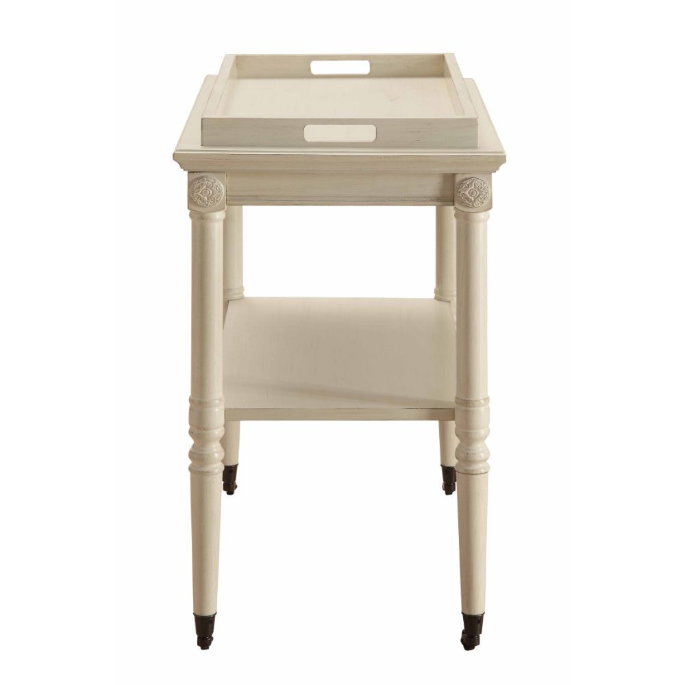 Frisco - Serving Cart - Antique White, white, view 2