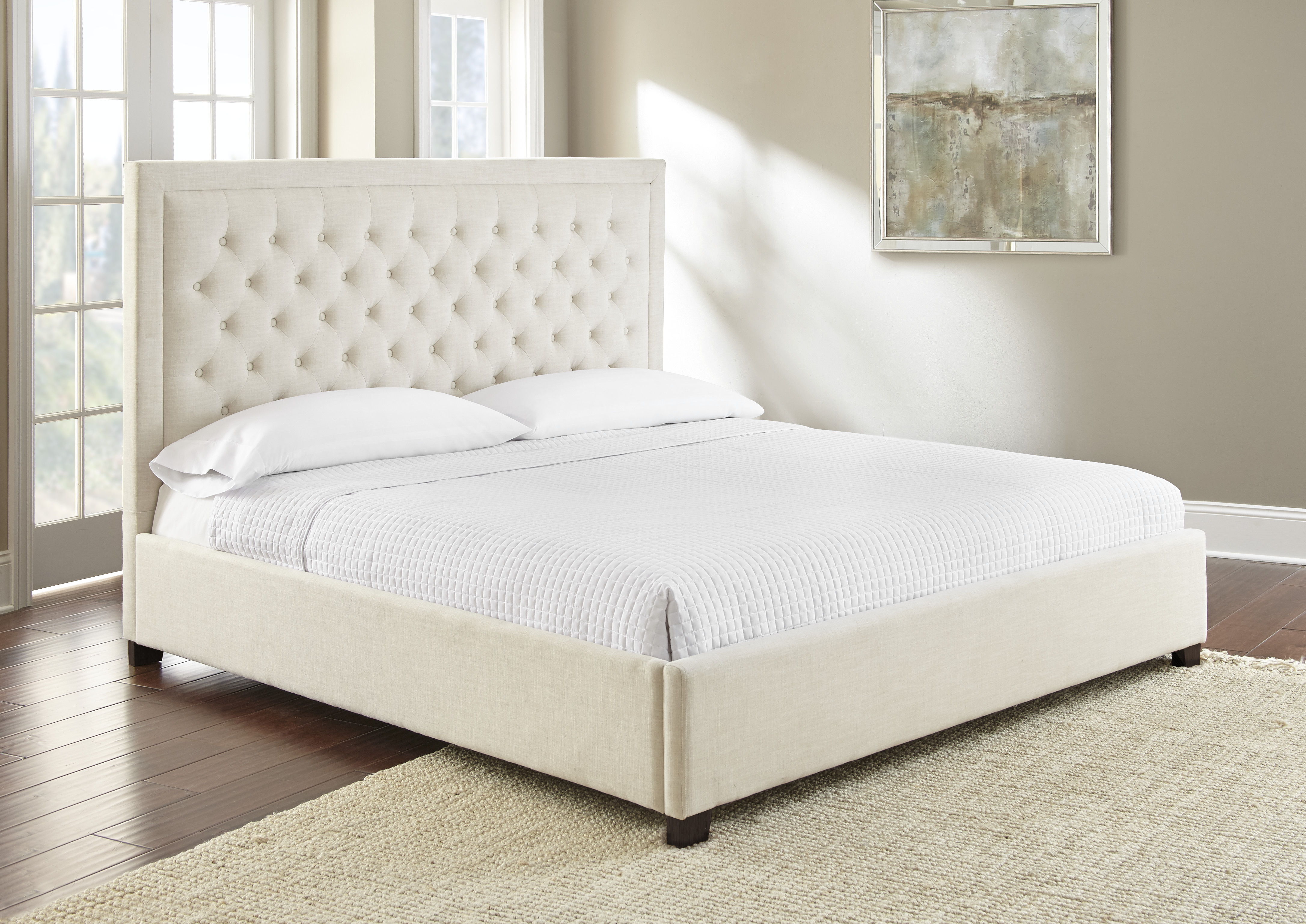 Isadora - King Bed - White