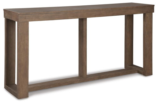 Cariton - Sofa Table - Gray, dark brown