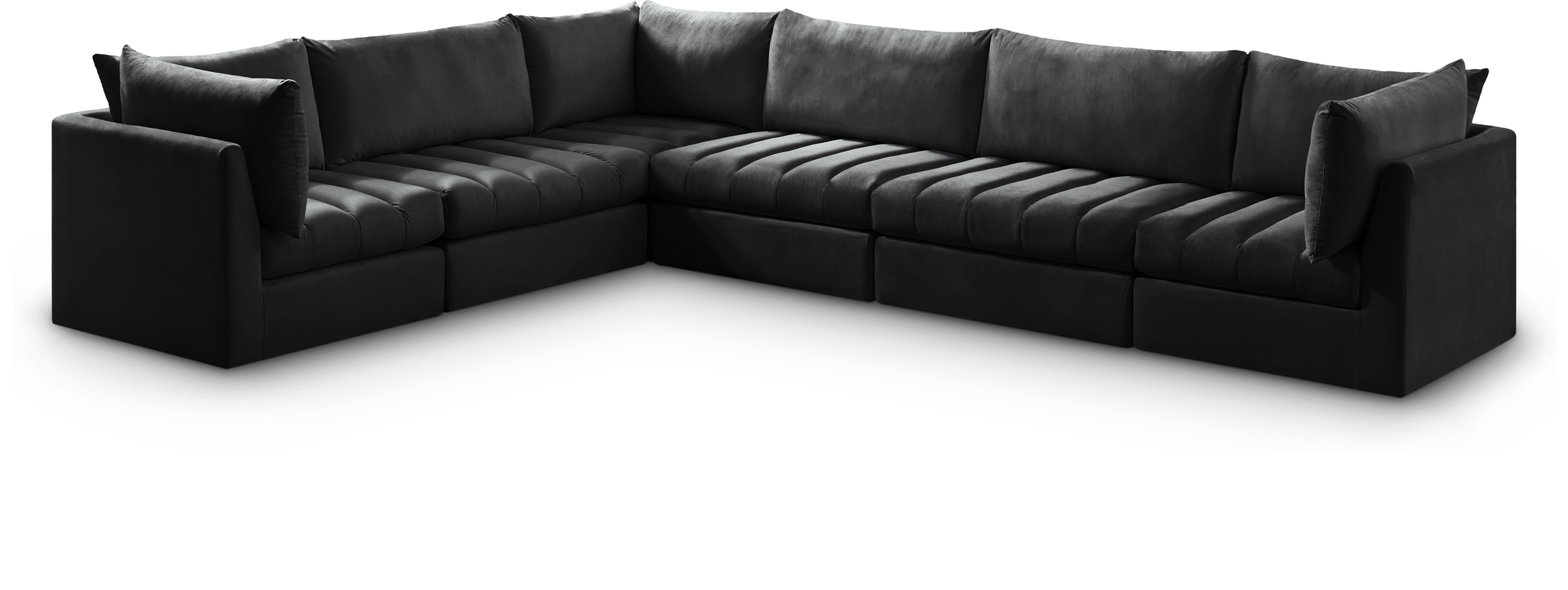 Jacob - Modular Sectional 6 Piece - Black